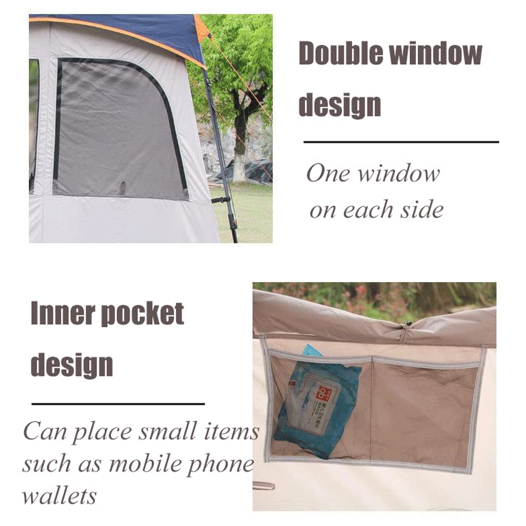HIRNER Oversized Portable Changing Room Tent - Waterproof Mobile Dressing Room for Outdoor, Beach, Camping & Events | Fashionable Dual Space Shower Tent for Travel, Pool & Festival Use