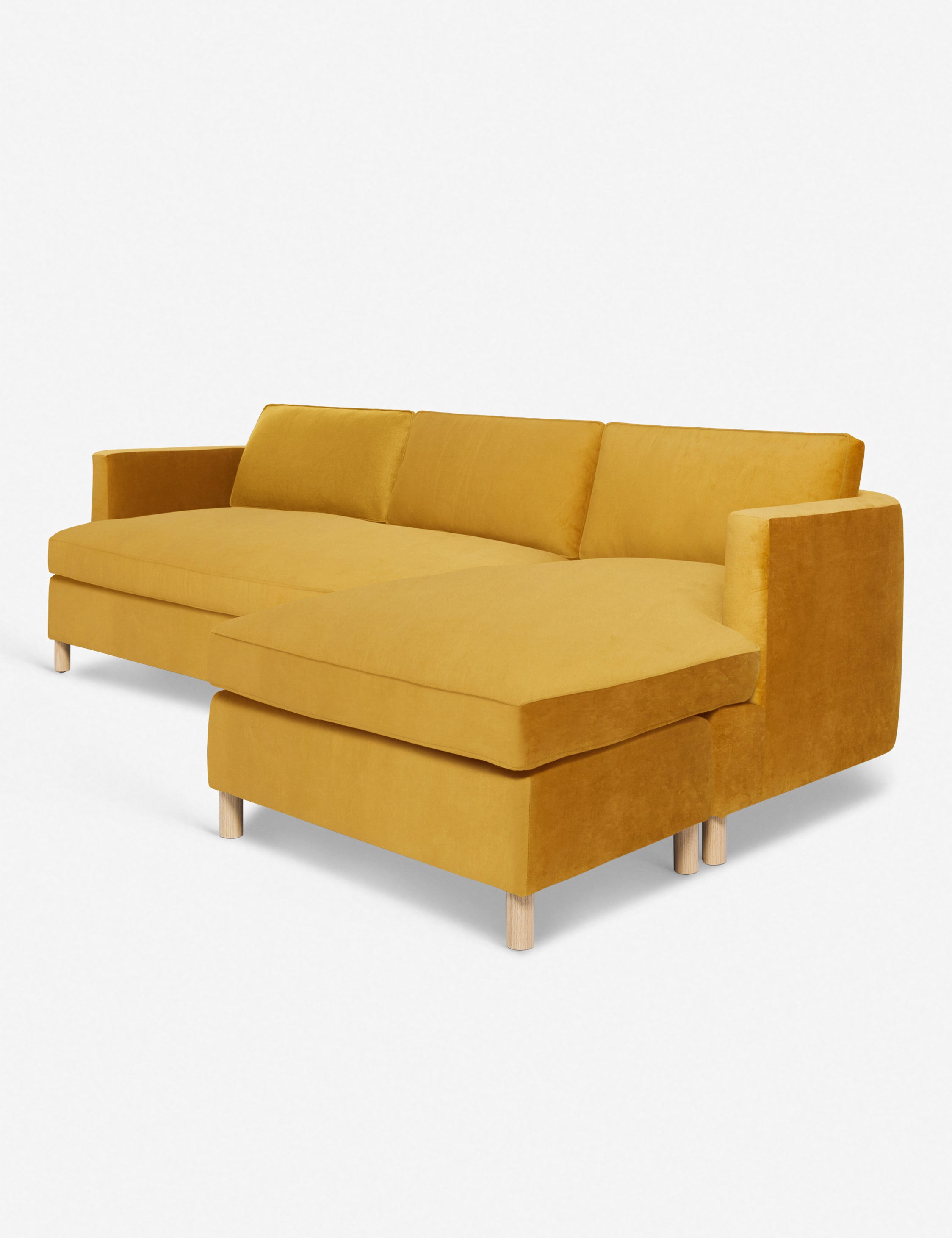 Belton Sectional Sofa by Ginny Macdonald - Modern L-Shaped Couch for Living Room, Family Room & Lounge | Comfortable Fabric Upholstery