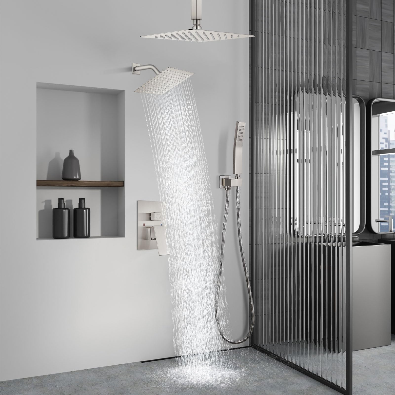 Aolemi Luxury Rainfall Shower System - 10