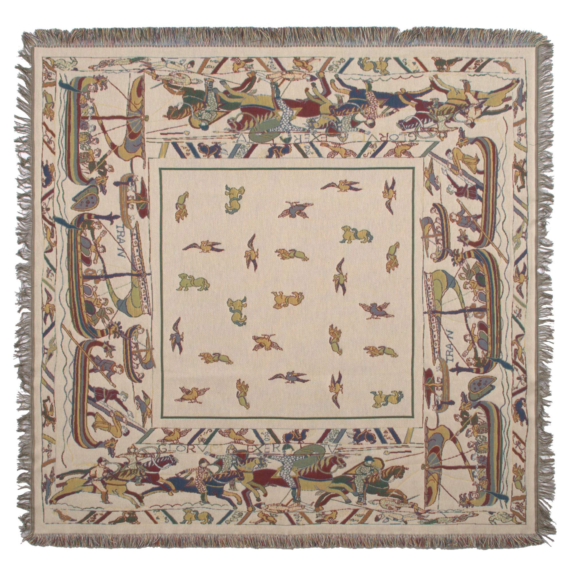 Charlotte Home Furnishings Inc. The Bayeux European Throws - Luxury Soft Blanket for Sofa, Bed & Couch - Perfect for Winter Warmth, Home Decor & Gift Giving
