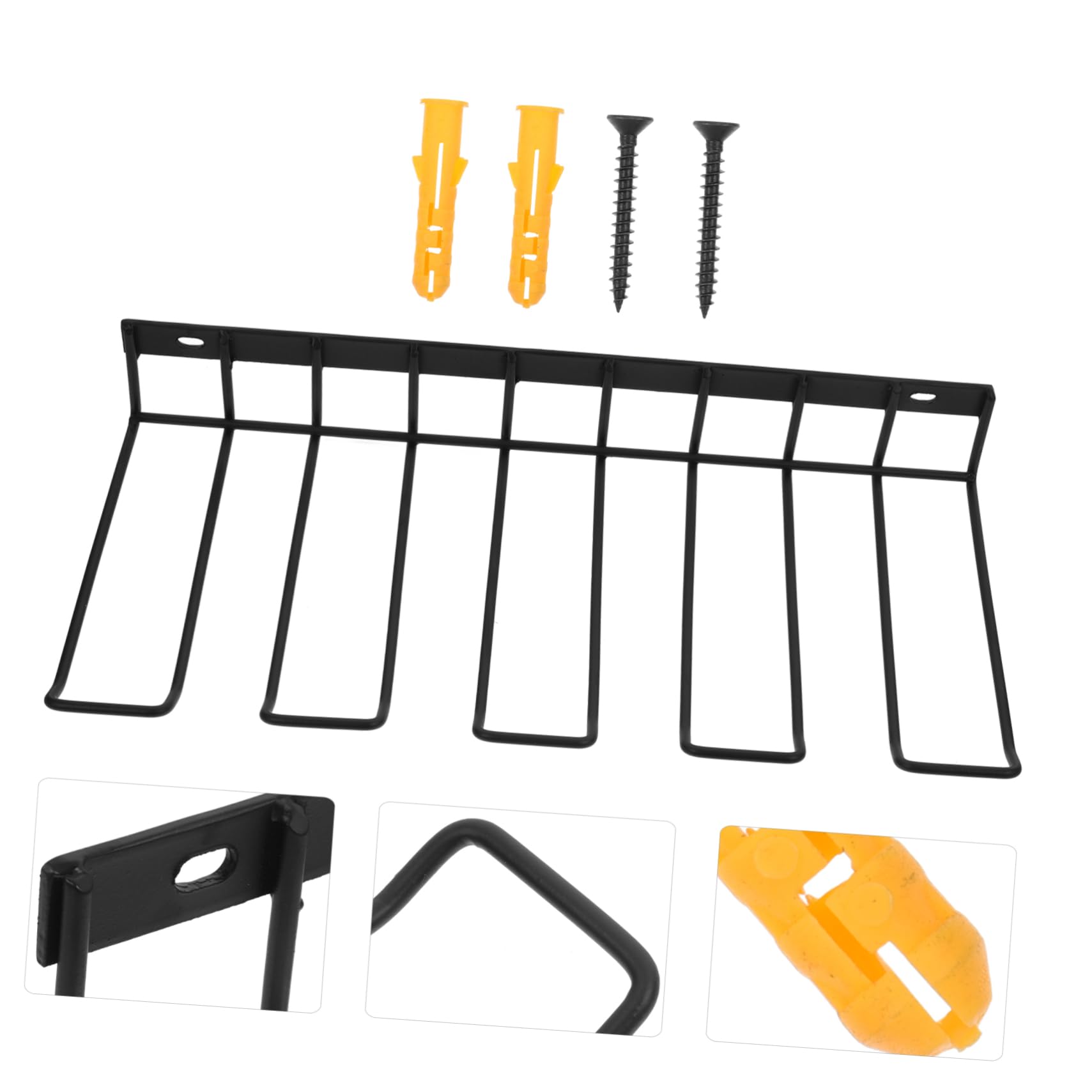 Angoily Electric Drill Storage Rack - Iron Tool Organizer for Cordless Drills in Workshop