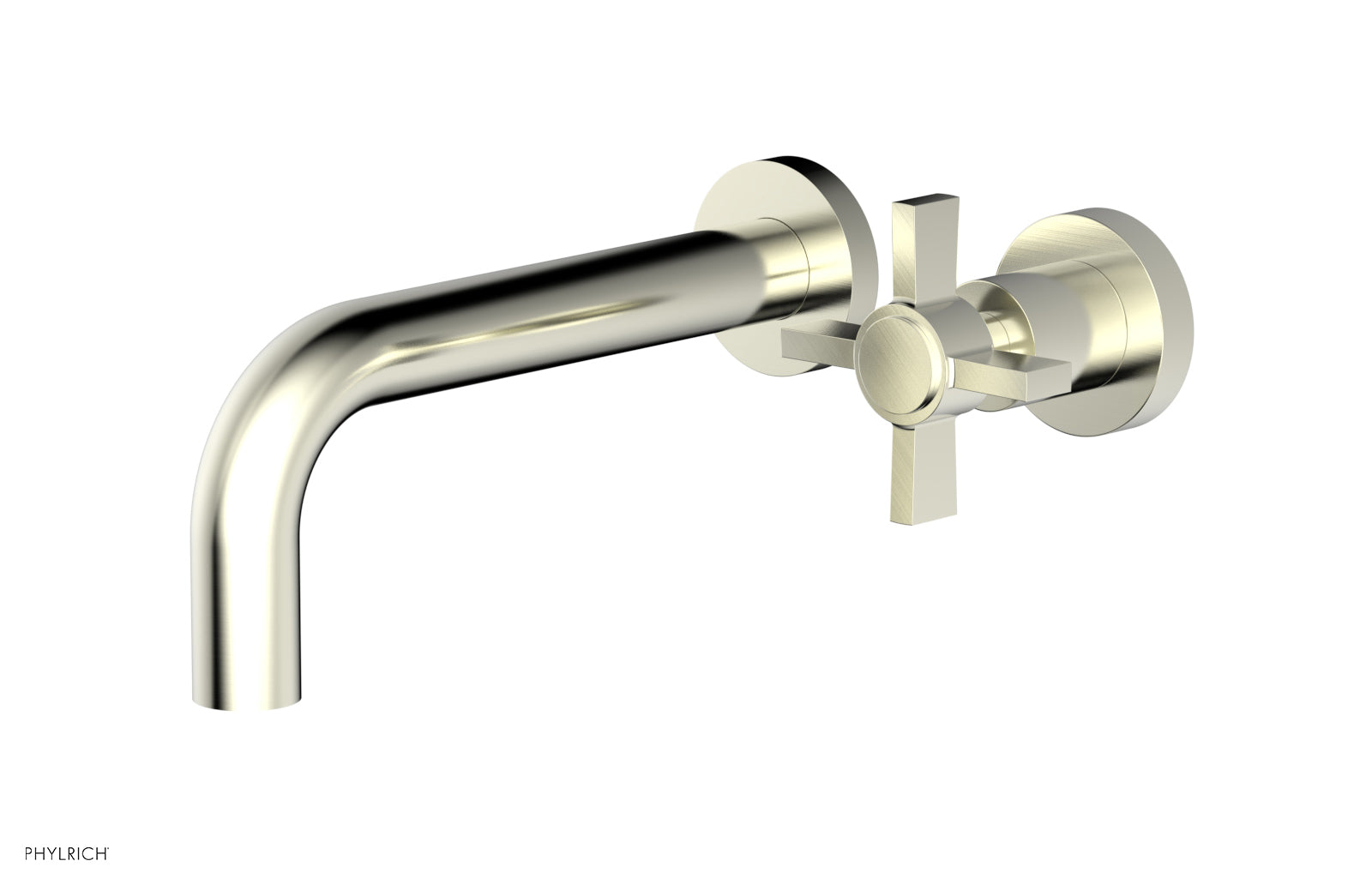 Basic Single Handle Wall Lavatory Set - Cross Handle D132 15 - Perfect for Bathroom Sink Faucet Installation and Bathroom Renovation Projects