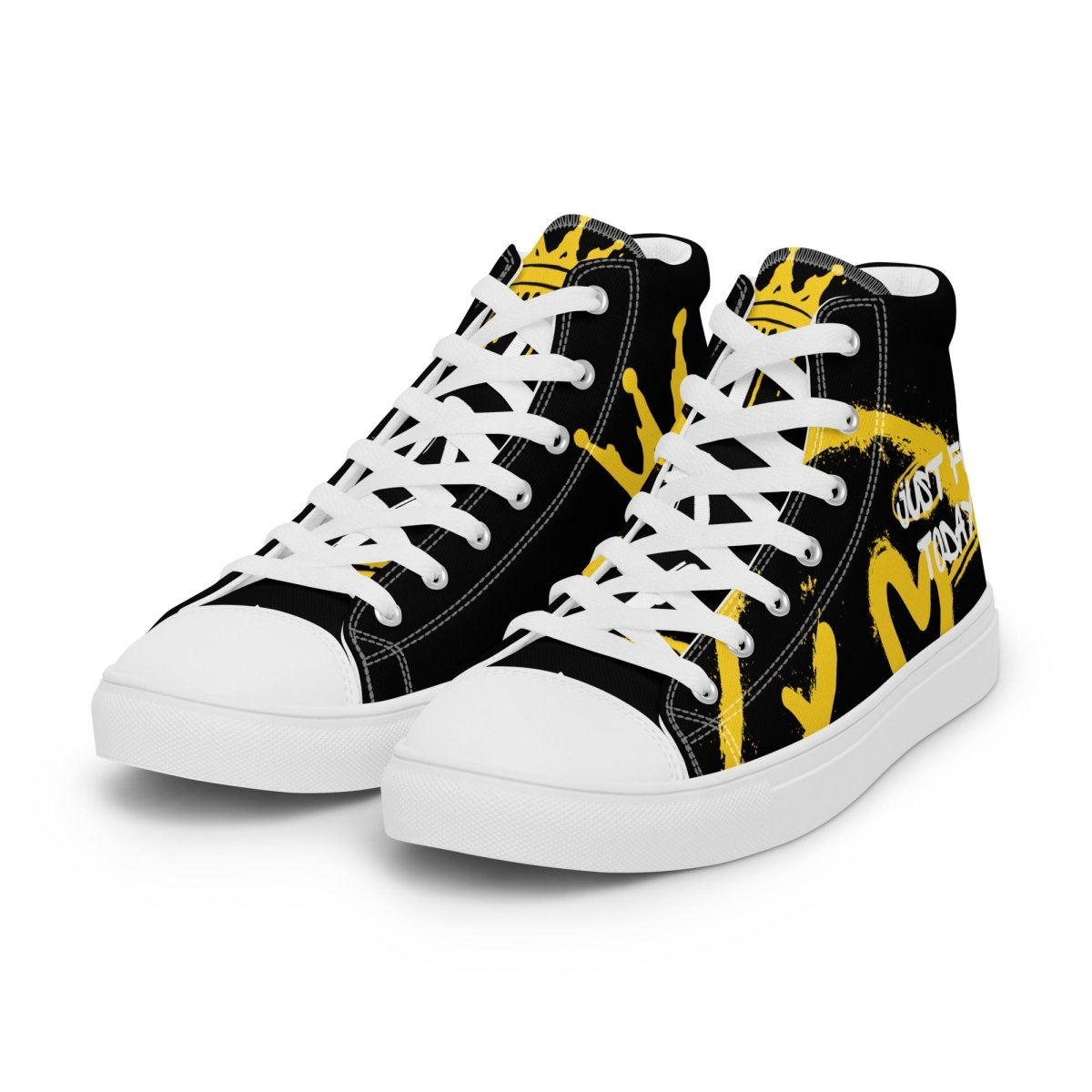 Empowering Women's High Top Sneakers - Sobriety Statement Edition - Perfect for Workouts, Casual Wear & Inspirational Fashion