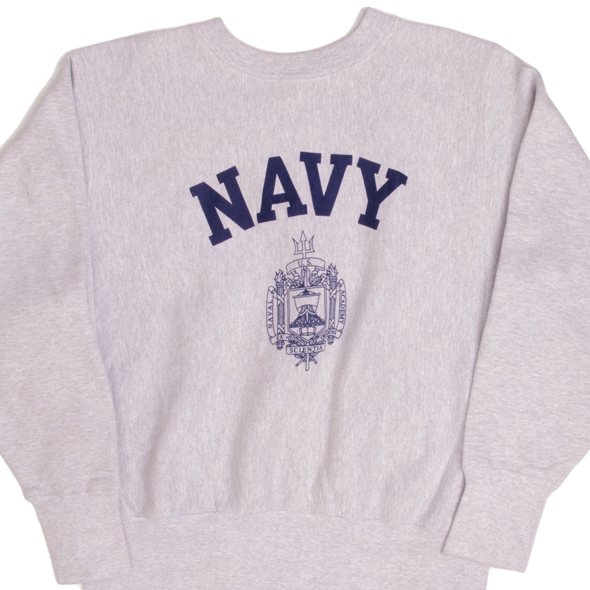 Vintage US Navy Reverse Weave Sweatshirt 1990s - Size XS - Made in USA - Military Style Pullover for Men & Women - Perfect for Casual Wear, Vintage Collections & Patriotic Outfits