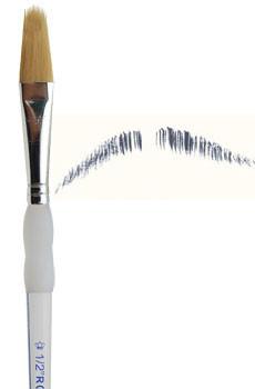 Premium Soft Grip 1/2 Inch Filbert Artist Paint Brush - Perfect for Oil, Acrylic & Watercolor Painting - Ideal for Blending, Detailing & Fine Art Projects