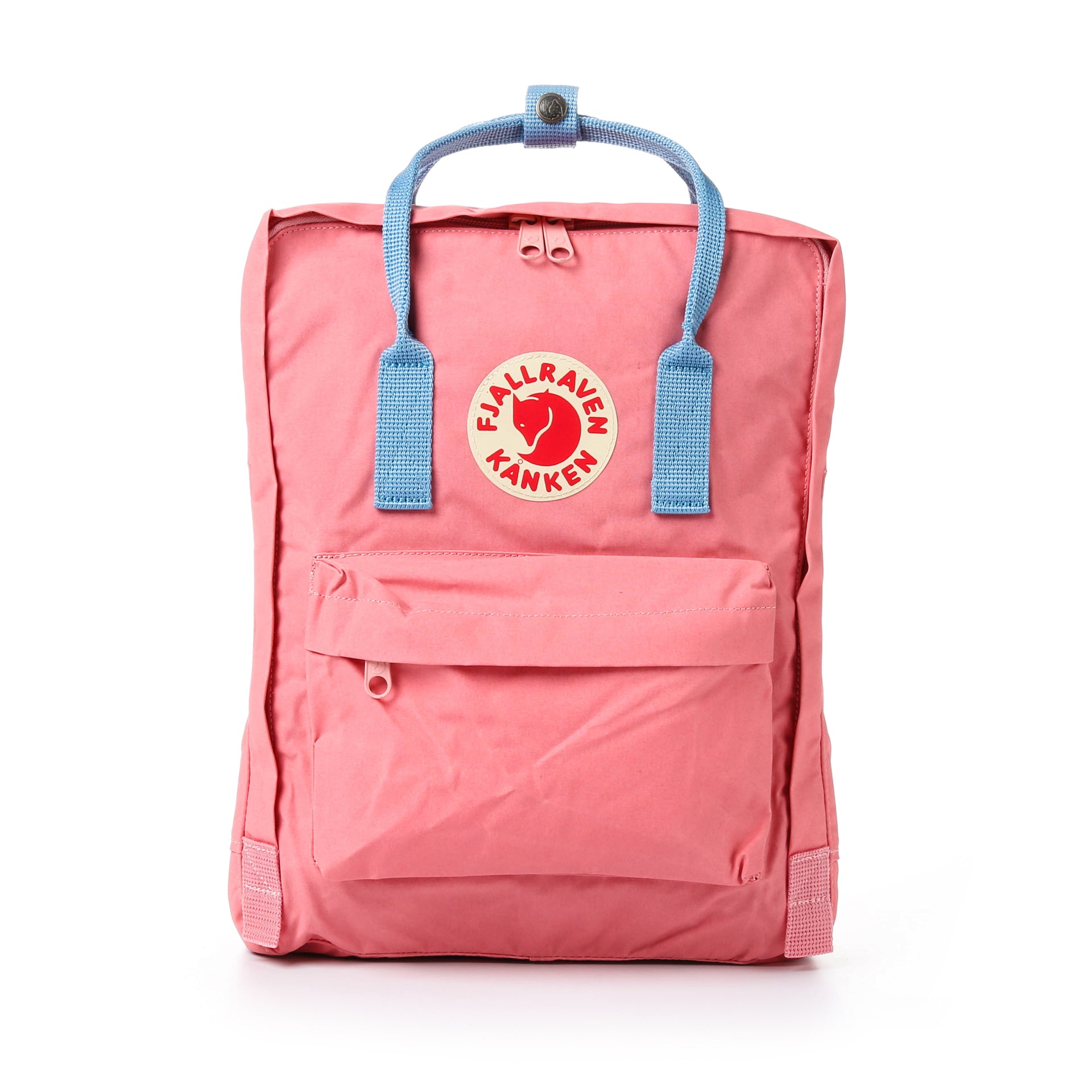 Fjallraven Kanken Backpack - Lightweight & Durable Pink Air Blue Daypack for School, Travel & Outdoor Adventures