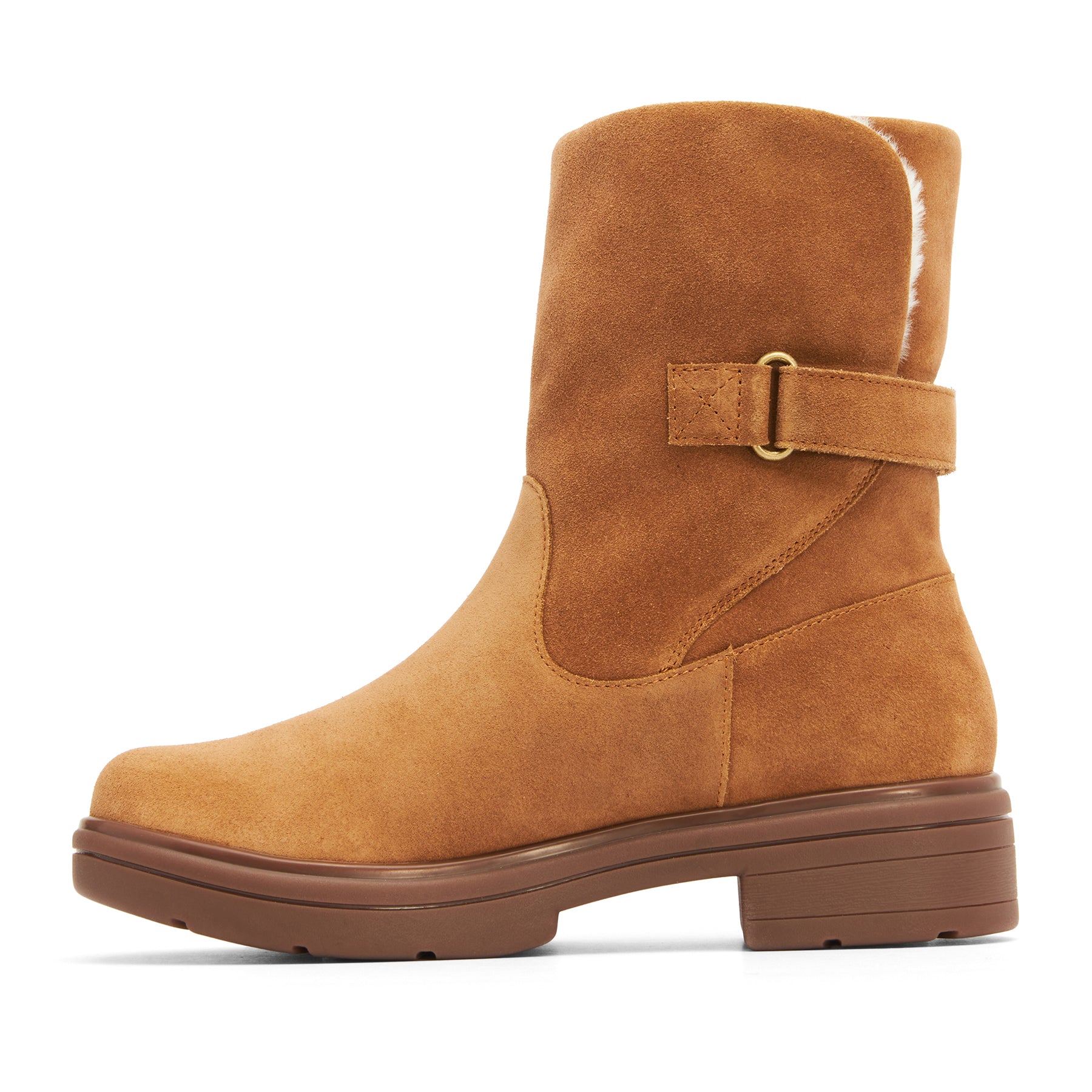 Abeo Vista Mid Boot Dark Tan - Comfortable & Stylish Hiking Boots for Outdoor Adventures & Casual Wear