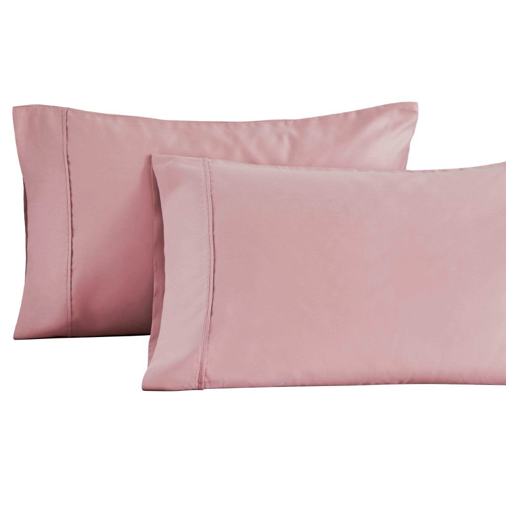 Premium 1400-1500 Thread Count Cotton Blend Pillowcase Set of 2 - Ultra Soft & Breathable Bedding for Side Sleepers & Hot Sleepers - Perfect for Master Bedroom, Guest Room & Luxury Hotels