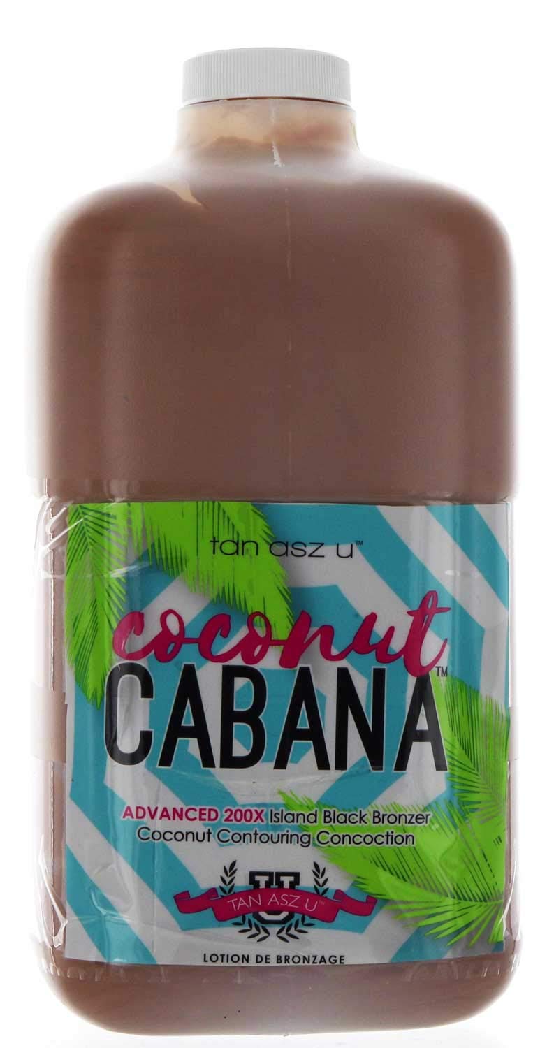Premium Coconut Cabana Tanning Lotion with 200X Black Bronzer - Deep Hydrating Sunless Tanning for Natural Glow | Perfect for Beach, Pool & Vacation Tanning