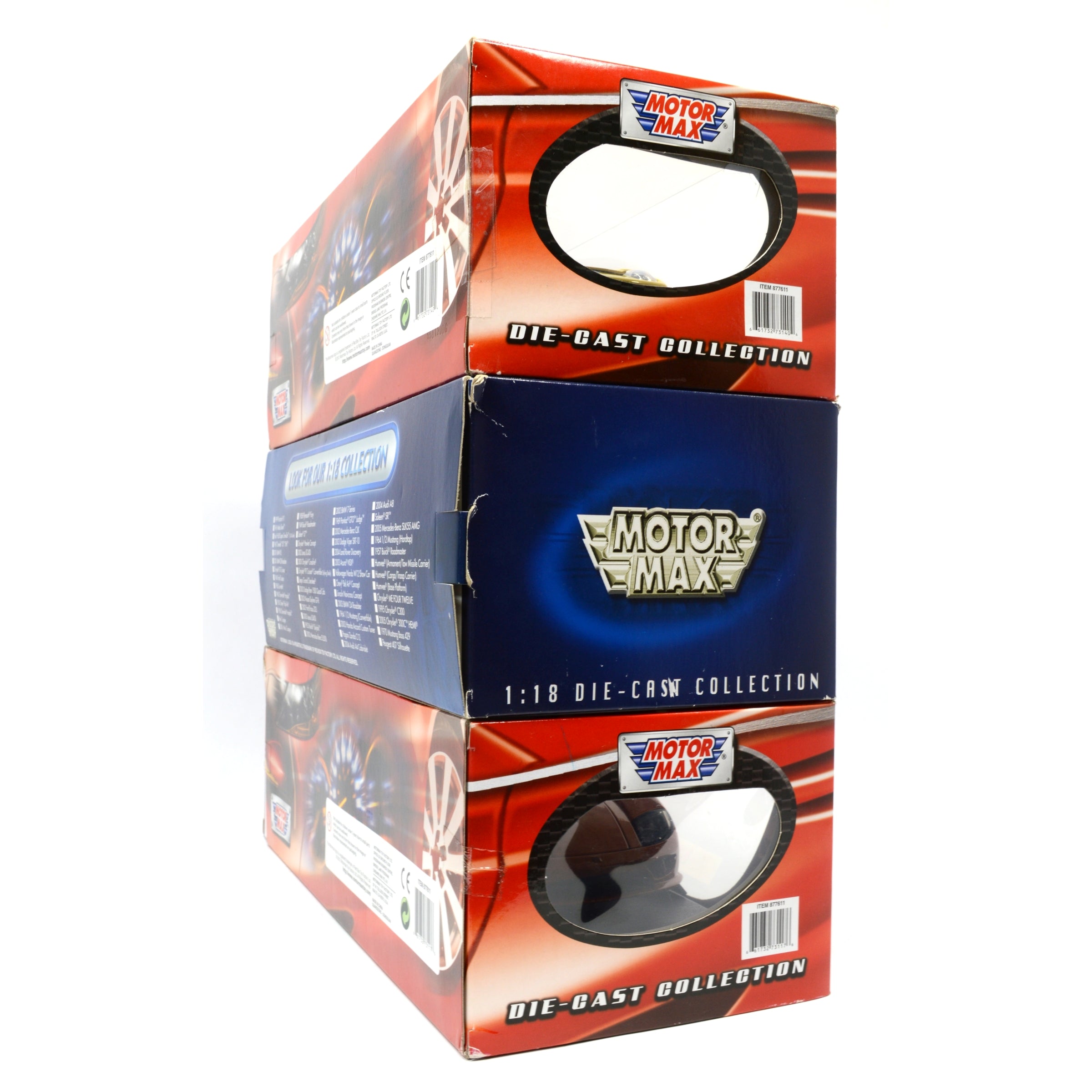 3-Pack MOTOR MAX 1:18 Scale Diecast Car Models - ACURA NSX, Me Four Twelve & SALEEN S7 - Collectible Toy Cars for Display, Gifts & Racing Enthusiasts