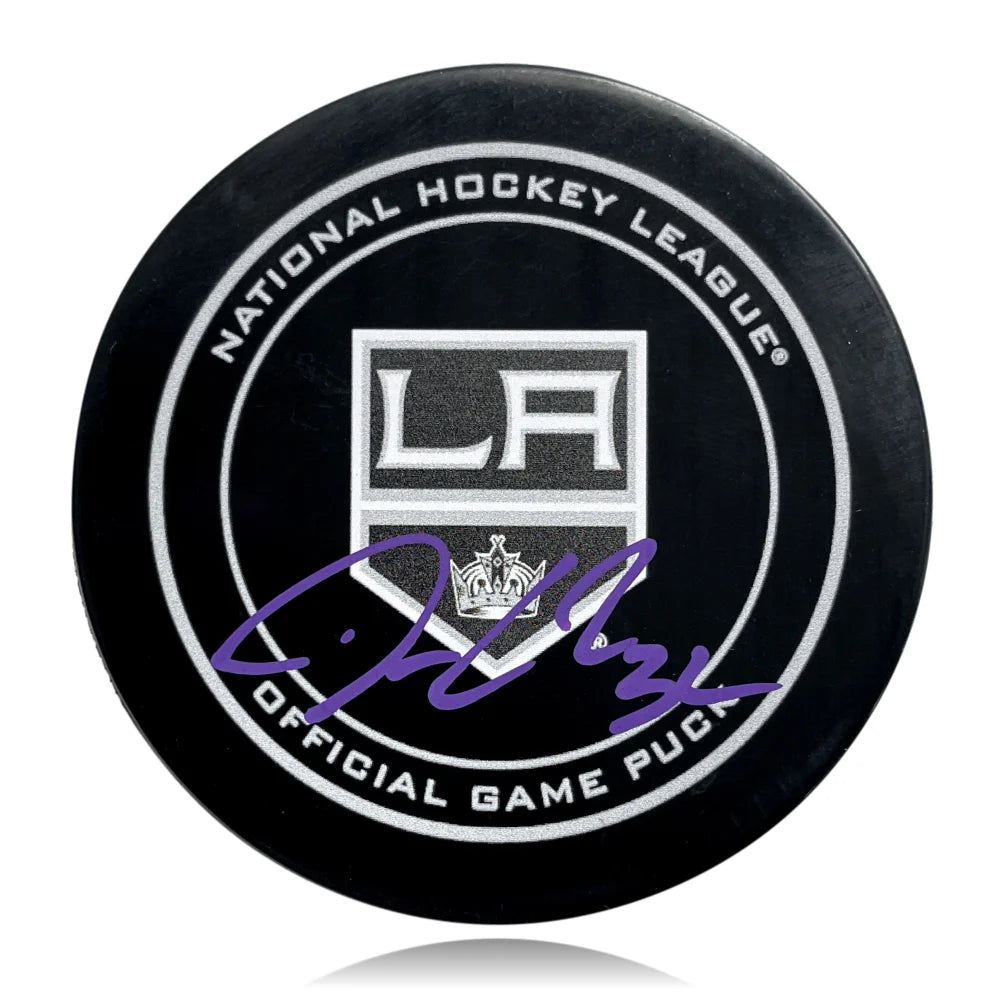 Jonathan Quick Autographed LA Kings 2014 Stanley Cup Championship Hockey Puck - Signed with IGM COA - Perfect for NHL Memorabilia Collectors & Kings Fans Display