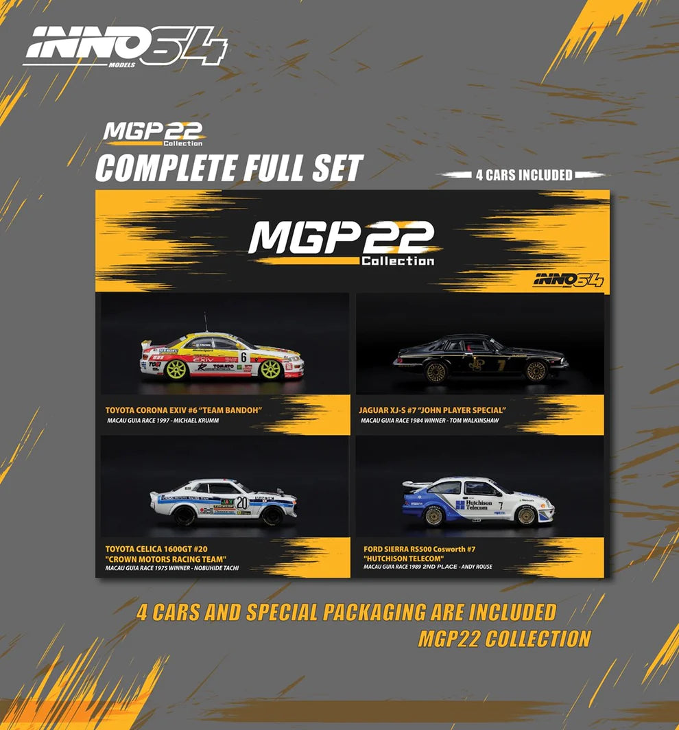 INNO64 1:64 Scale Macau Grand Prix 2022 Limited Edition Box Set - Diecast Model Cars for Collectors & Racing Enthusiasts - Perfect for Display, Gifts & Racing Events