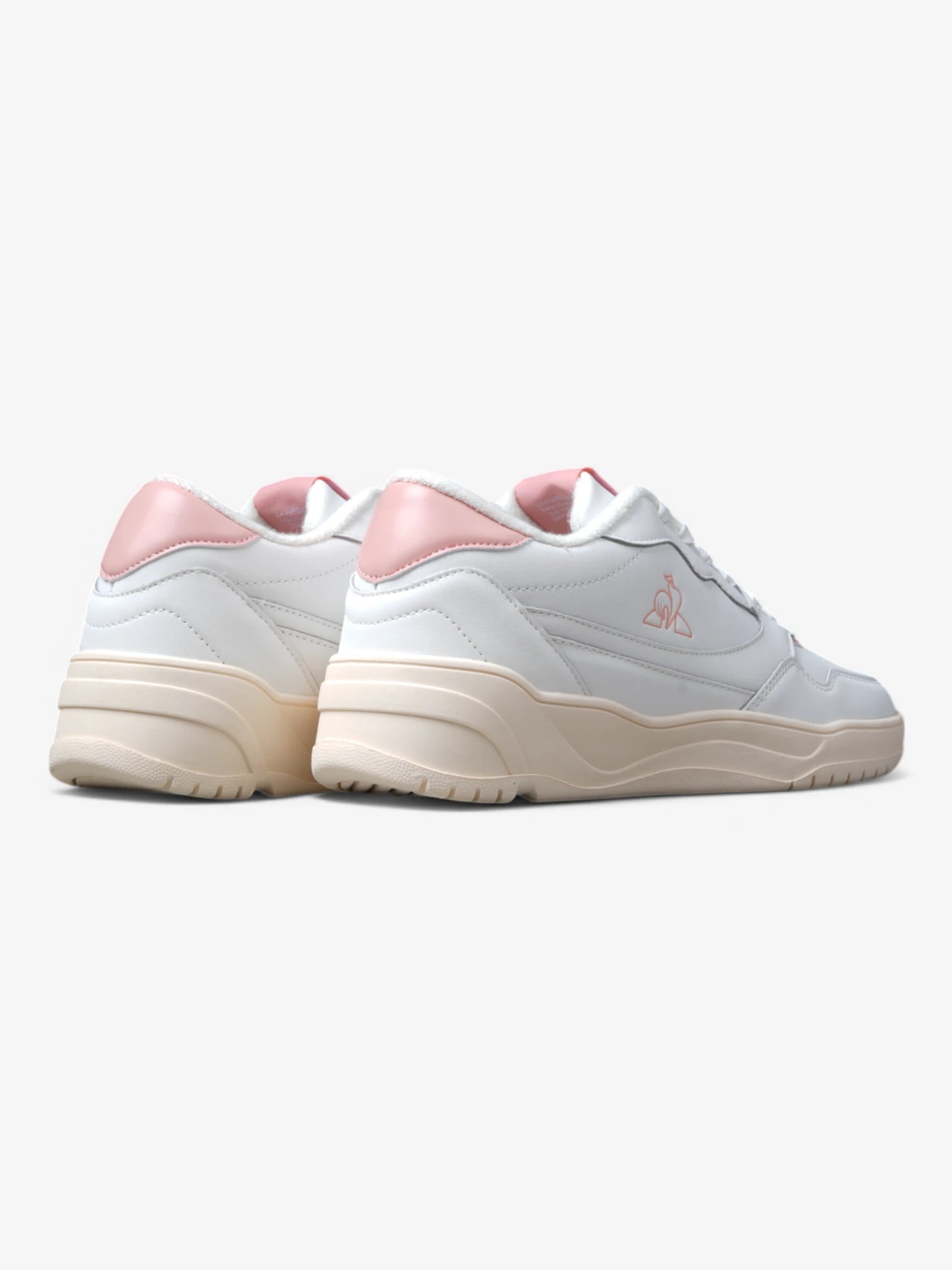 Le Coq Sportif Alma Women's Sneakers - White & Pink Running Shoes for Women | Comfortable Walking & Gym Workout Shoes