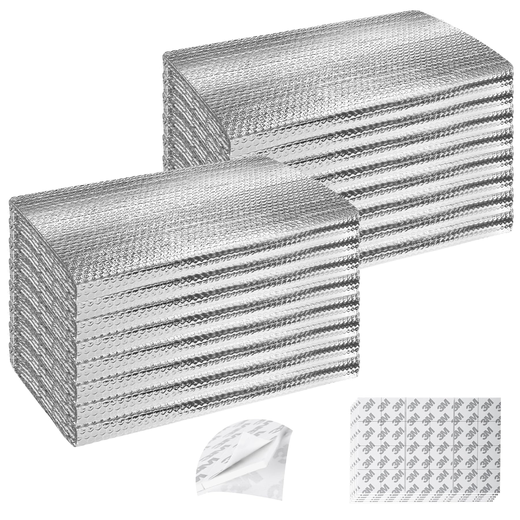 16P Garage Door Insulation Kit - 6MM Double Bubble Reflective Foil Panels (24