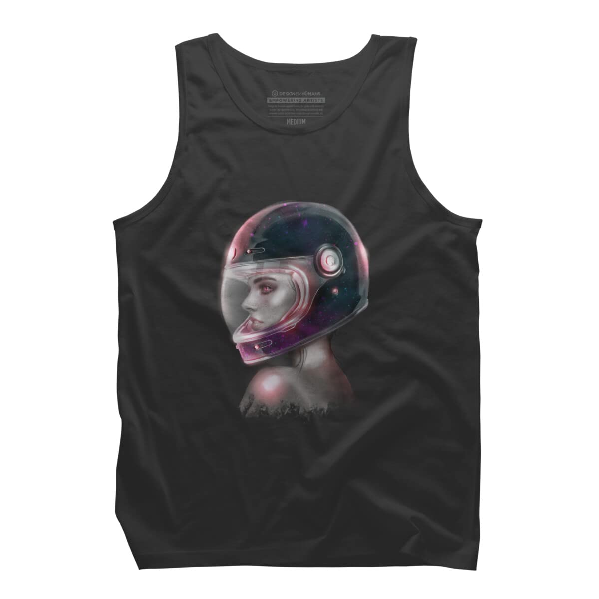 MotoracerDesign Space Print Men's & Women's Tank Top - Unisex Graphic Tee for Casual Wear, Gym, and Summer Outfits