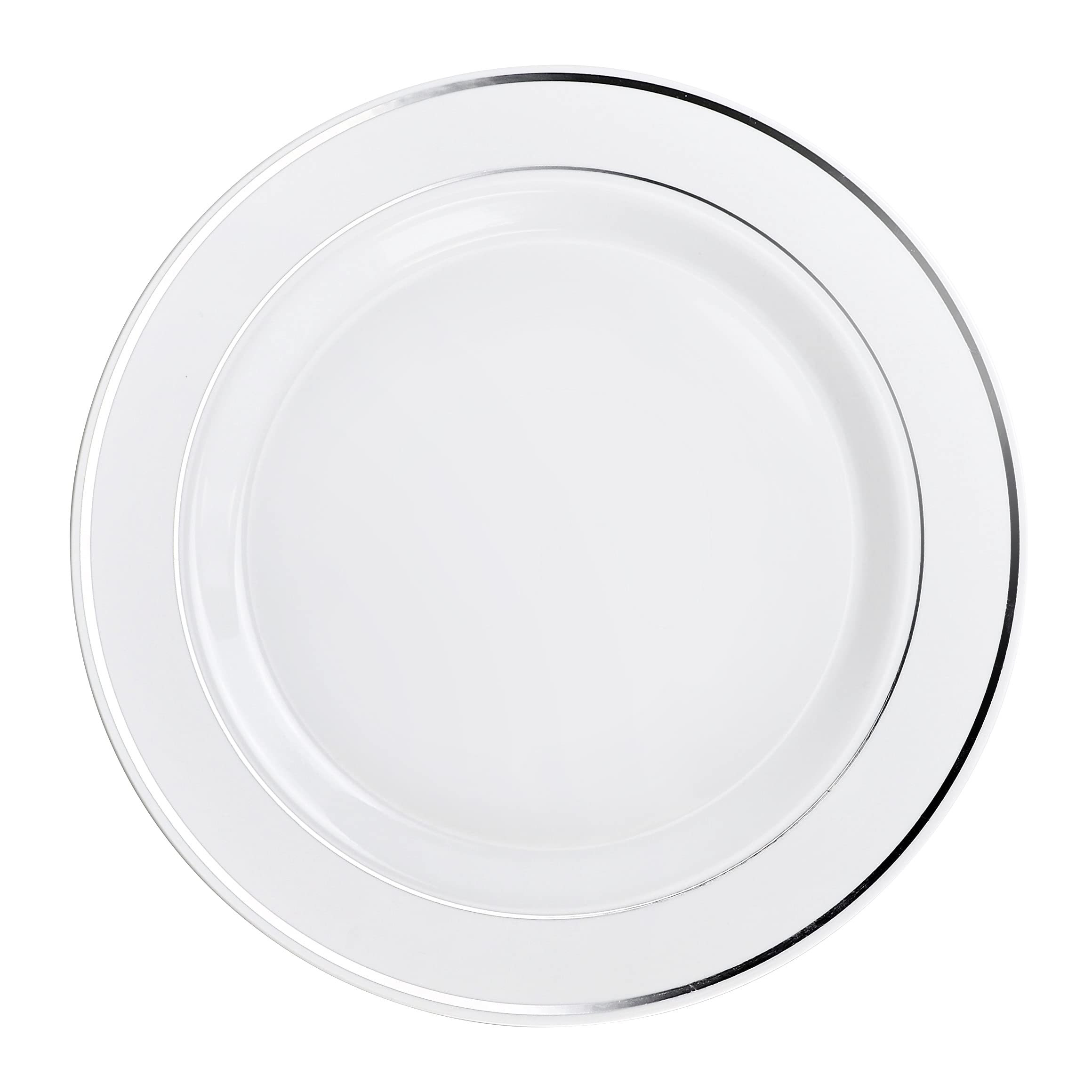 Premium 240-Piece Disposable Plastic Plate Set for Weddings & Parties - 10.5