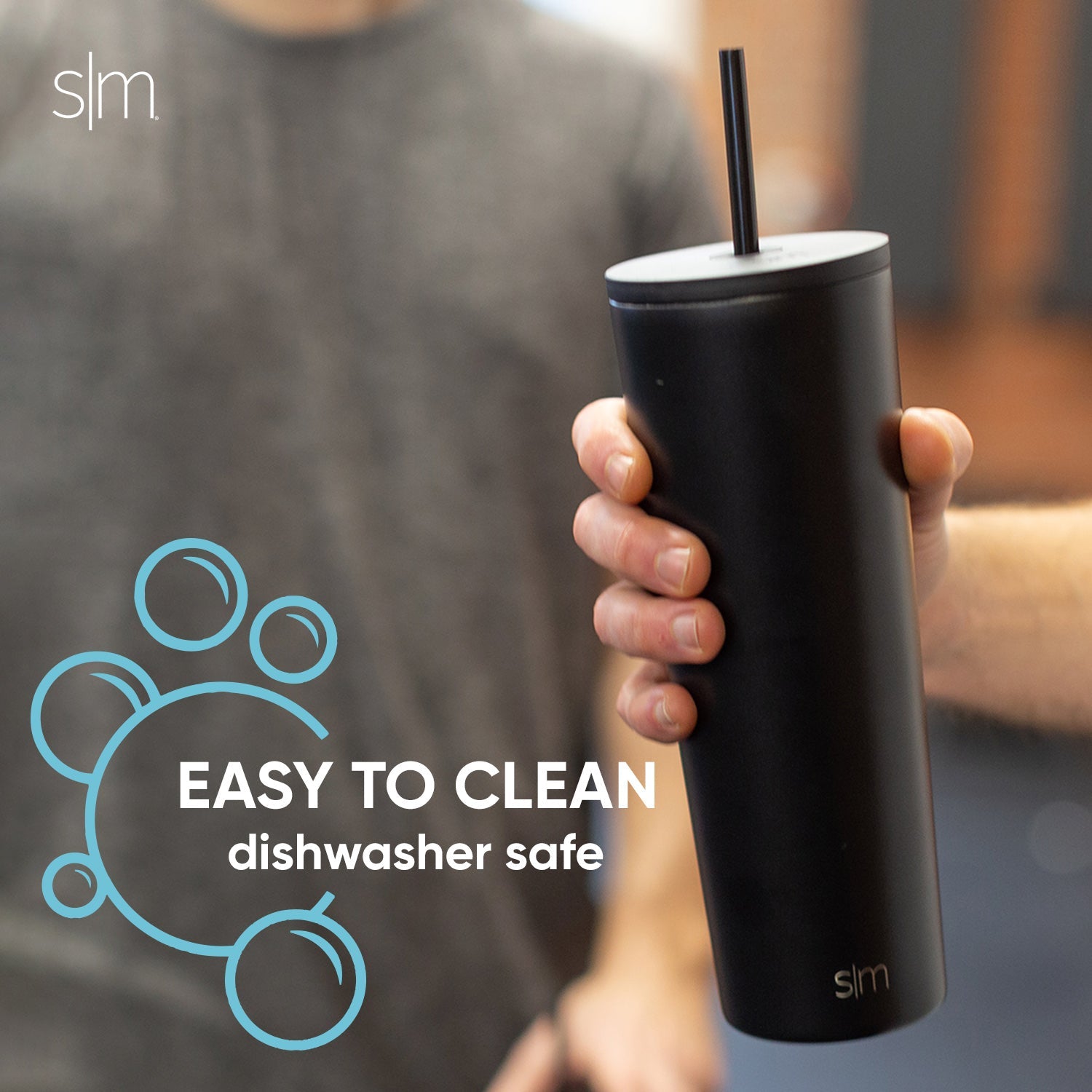 28Oz Classic Tumbler with Lid and Straw - 100% Leakproof Stainless Steel Vacuum Insulated Cup for Hot & Cold Drinks - Perfect for Coffee, Tea, Water, Smoothies - Ideal for Office, Travel, Gym, and Outdoor Activities