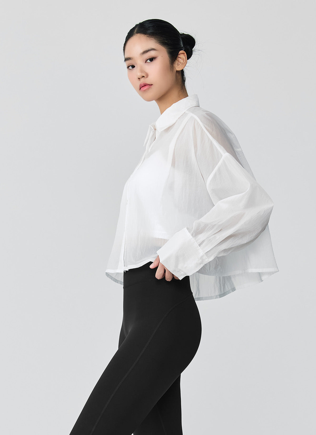 Sheer Mesh Crop Tops for Women - Trendy See-Through Shirts for Summer, Yoga, and Casual Wear | Breathable Fashion Tees for Layering & Street Style Outfits