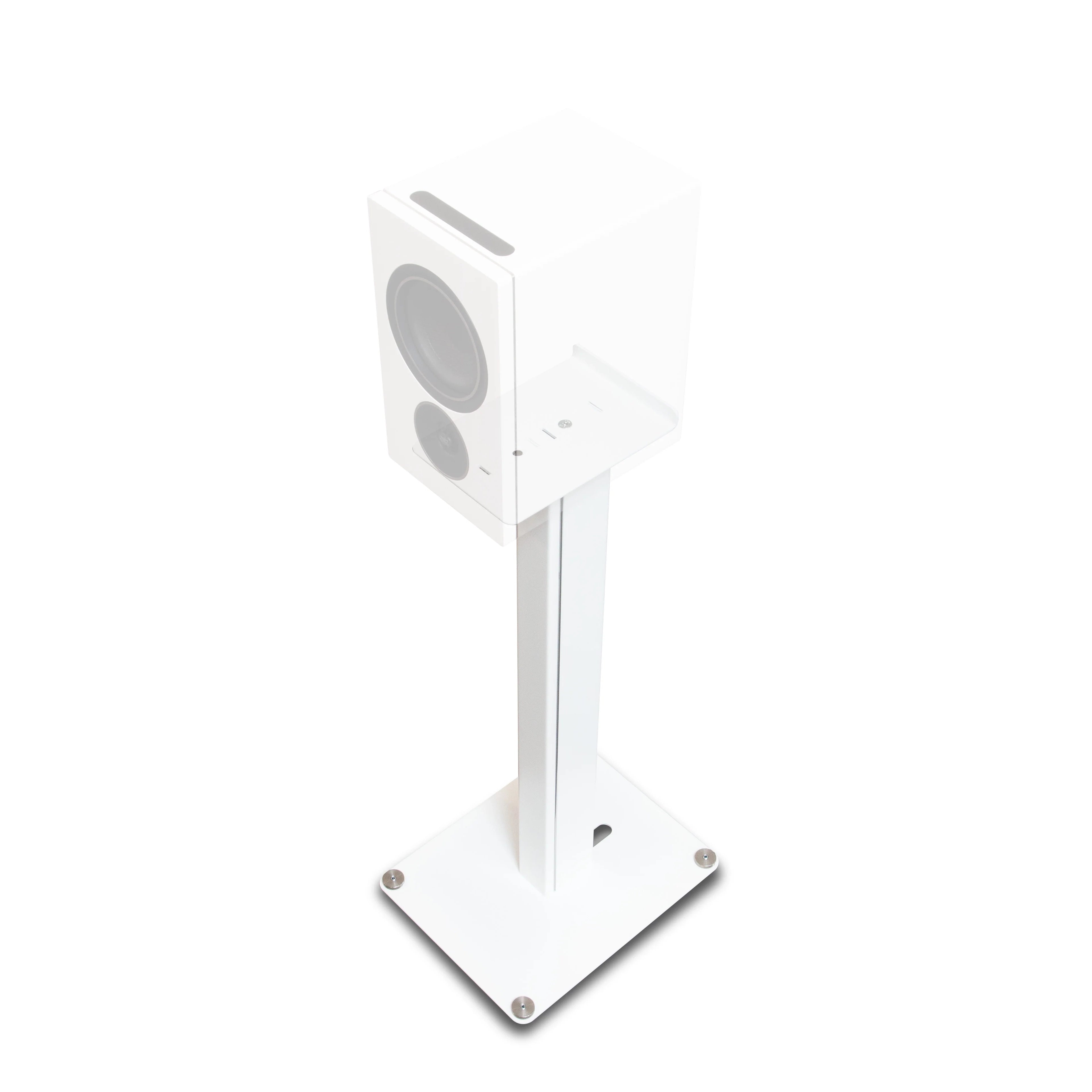Alpha iQ Floor Stands (Pair) - Premium Speaker Stands for Home Theater & Studio - Perfect for Bookshelf Speakers & Audio Equipment