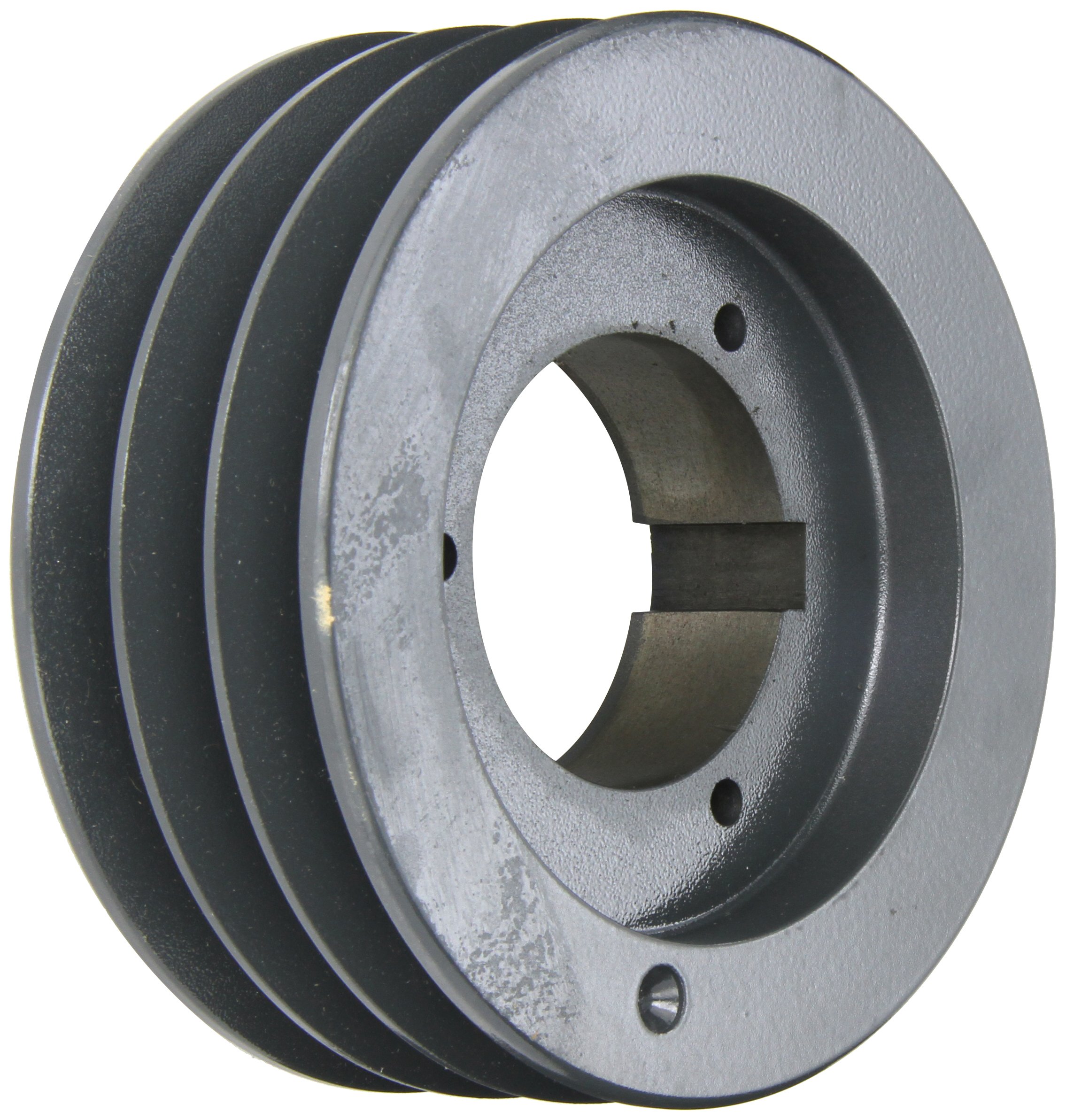 3B5V58 Split Taper Sheave - Cast Iron 3 Groove Pulley for A/B/5V Belts with B Bushing | Heavy-Duty Power Transmission for Industrial Machinery & Agricultural Equipment