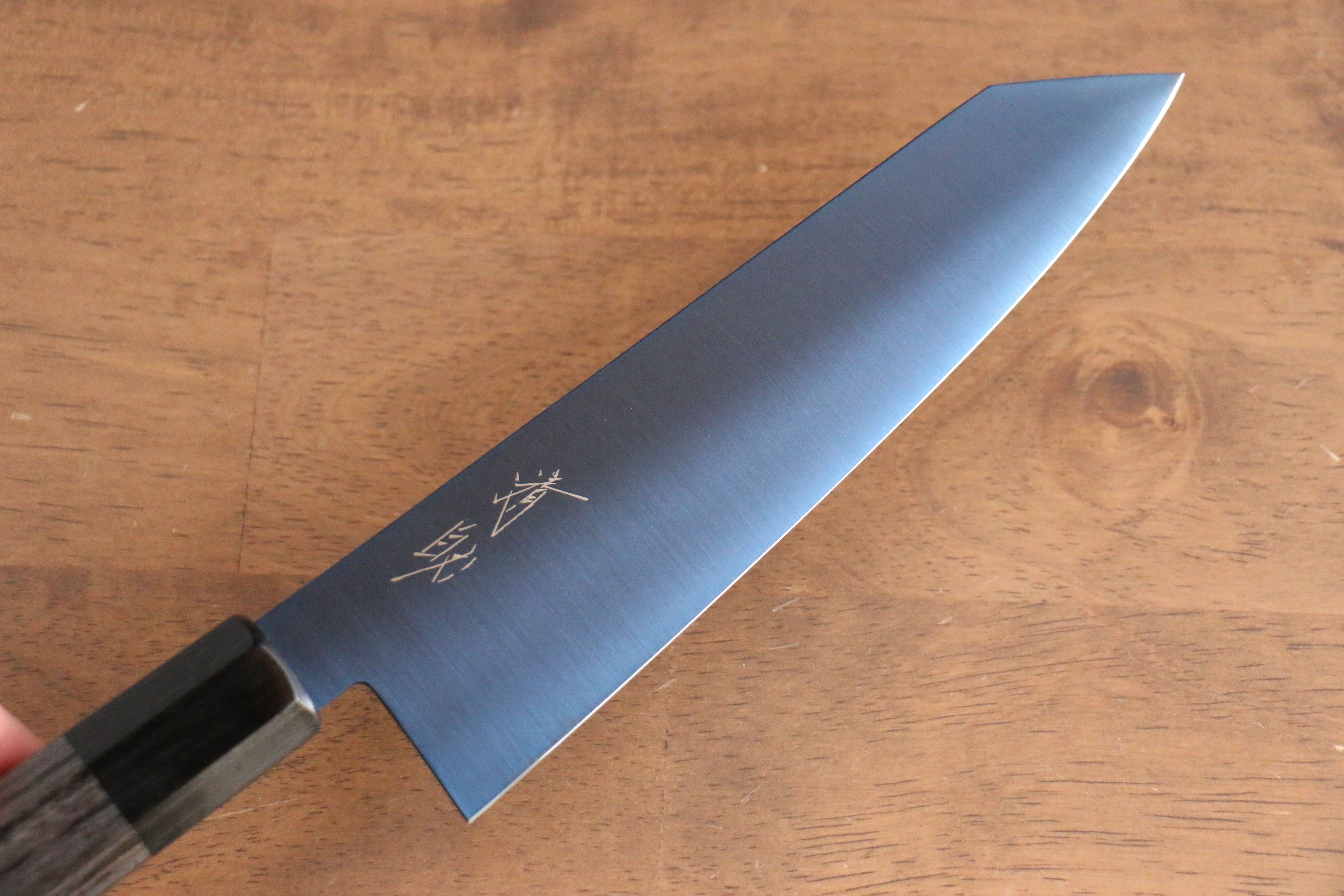 Premium Seisuke SK 85 Kiritsuke Santoku Knife 180mm - Ion Plated Blade with Gray Pakka Wood Handle - Japanese Kitchen Knife for Slicing, Dicing & Precision Cutting - Ideal for Home Chefs & Professional Kitchens