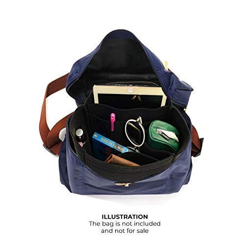 Le Pliage Backpack Organizer Insert - Perfect Fit for Longchamp Backpacks | Travel & Commute Essential | Water-Resistant Storage Compartments for Work, School & Daily Use