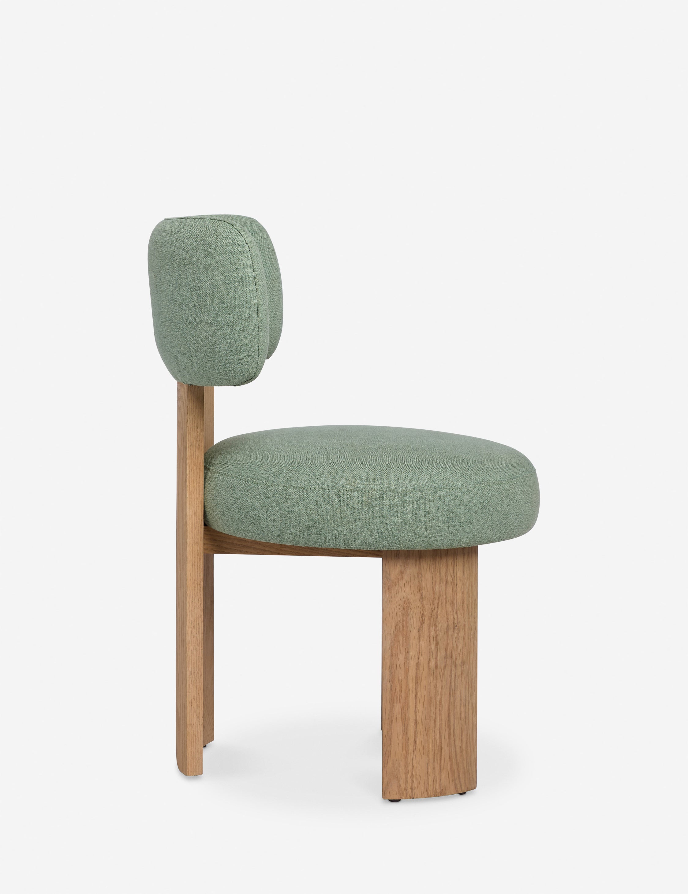 Modern Brisbane Dining Chair - Sturdy Wooden Kitchen Chair with Comfortable Cushion - Perfect for Dining Room, Kitchen, and Breakfast Nook