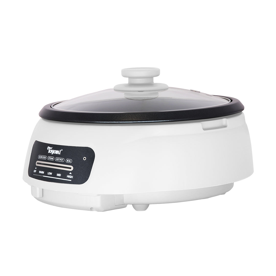 TOYOMI 4.0L 4-in-1 Multi Cooker with Griddler & BBQ Grill Set - Electric Pressure Cooker, Slow Cooker, Rice Cooker & Steamer - Perfect for Home Cooking, Meal Prep & Outdoor Grilling