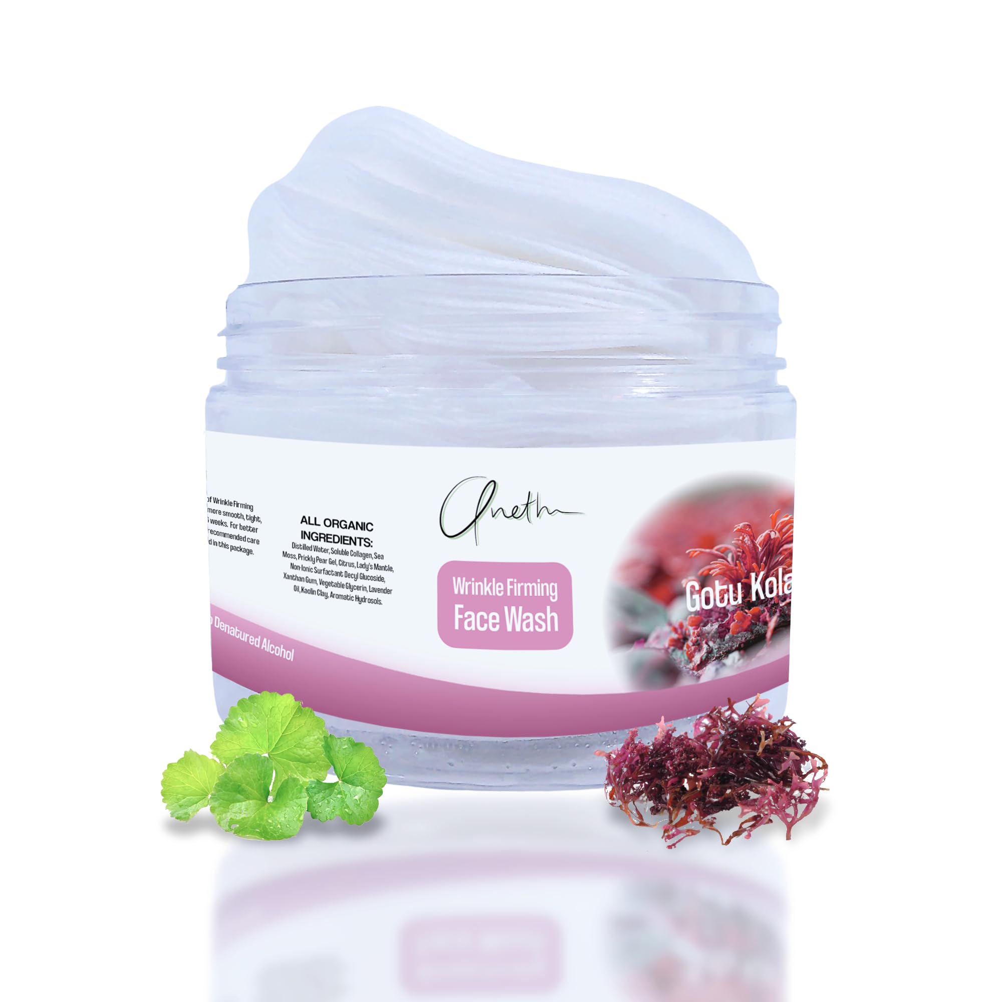 Aneth Anti-Aging Wrinkle Firming Face Wash - Deep Cleansing & Hydrating Facial Cleanser for Women & Men - Perfect for Daily Skincare Routine & Nighttime Use