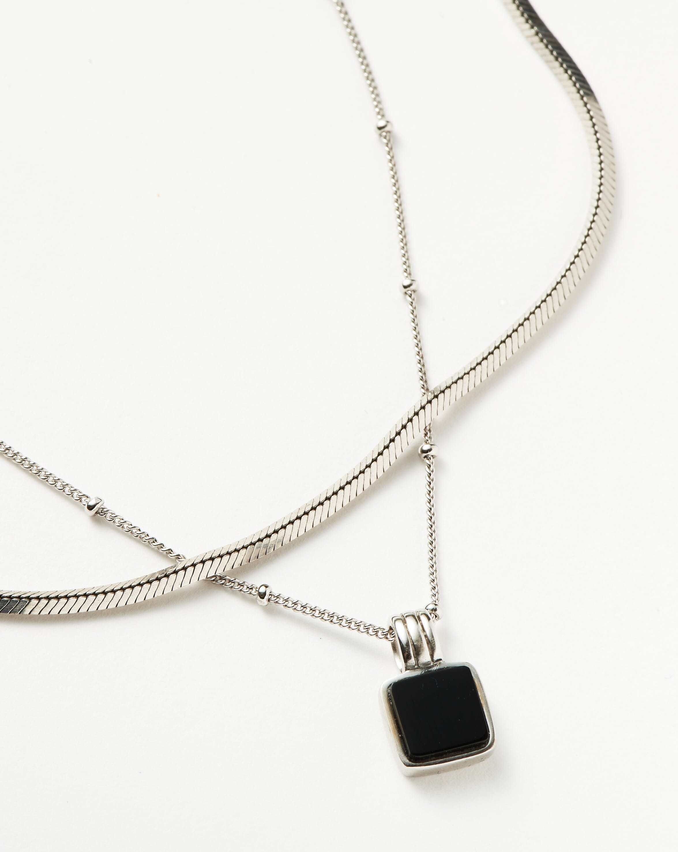 Lucy Williams Black Onyx Necklace Set - Elegant Women's Jewelry Gift for Birthday, Anniversary & Special Occasions | Perfect for Evening Parties, Weddings & Date Nights