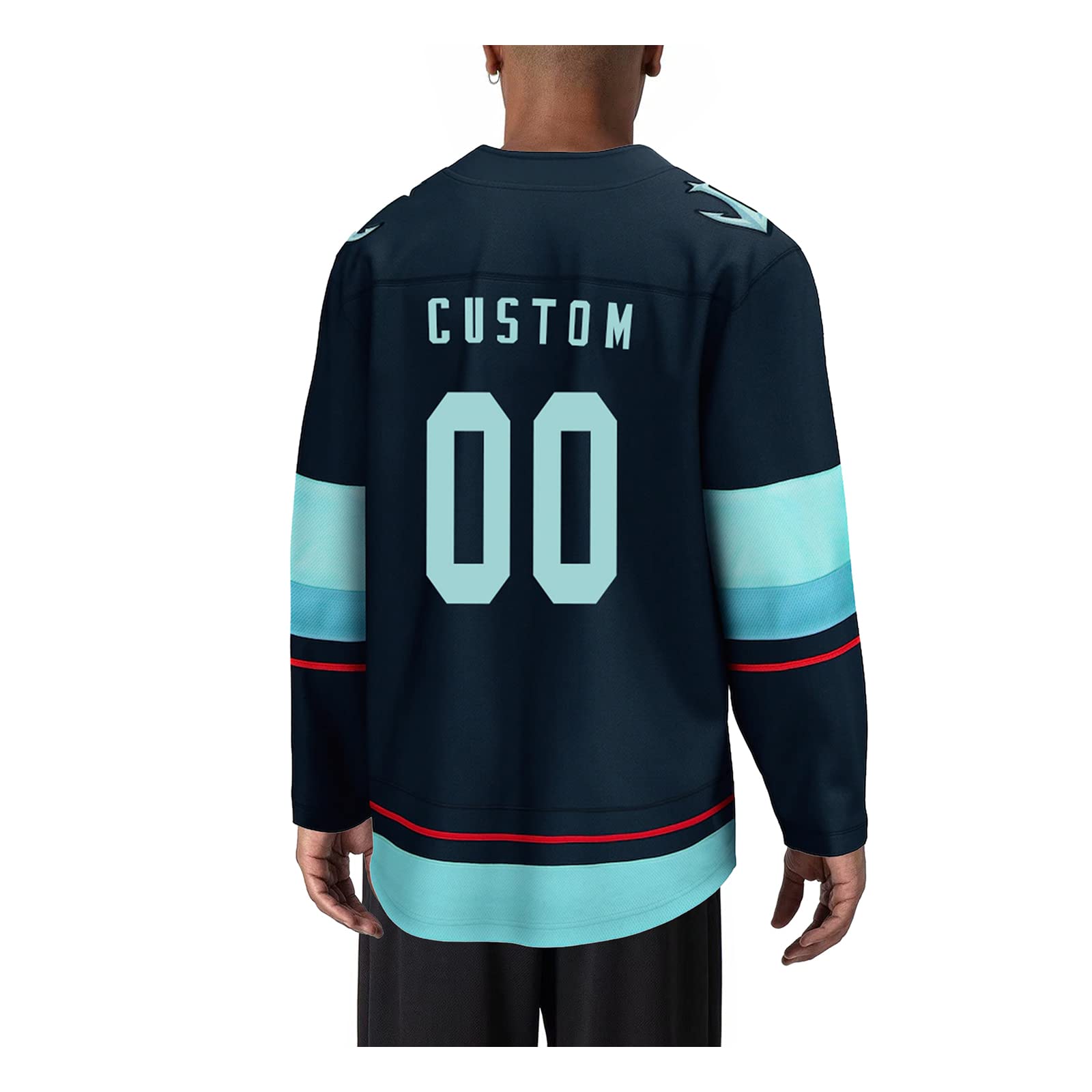 Custom Hockey Jersey Personalized with Any Name & Number - Hockey Team Jerseys for Men, Women & Youth - Perfect for Fans, Players & Team Gifts
