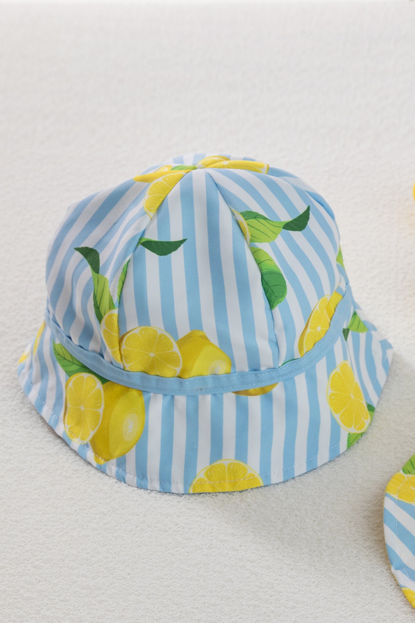 LEMONS Boys Sun Hat - UPF 50+ UV Protection Wide Brim Summer Hat for Outdoor Activities, Beach, Pool, and Play