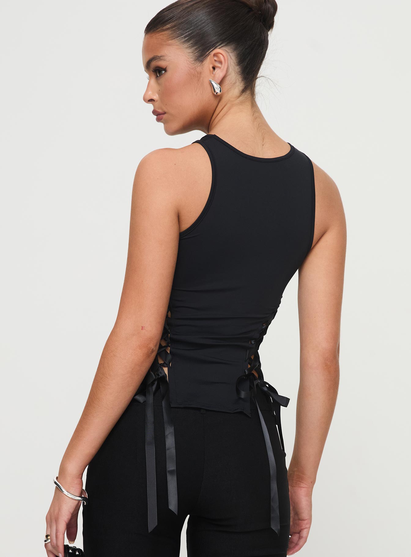 Bisous Women's Black Top - Stylish & Comfortable Blouse for Casual Wear, Office & Night Out