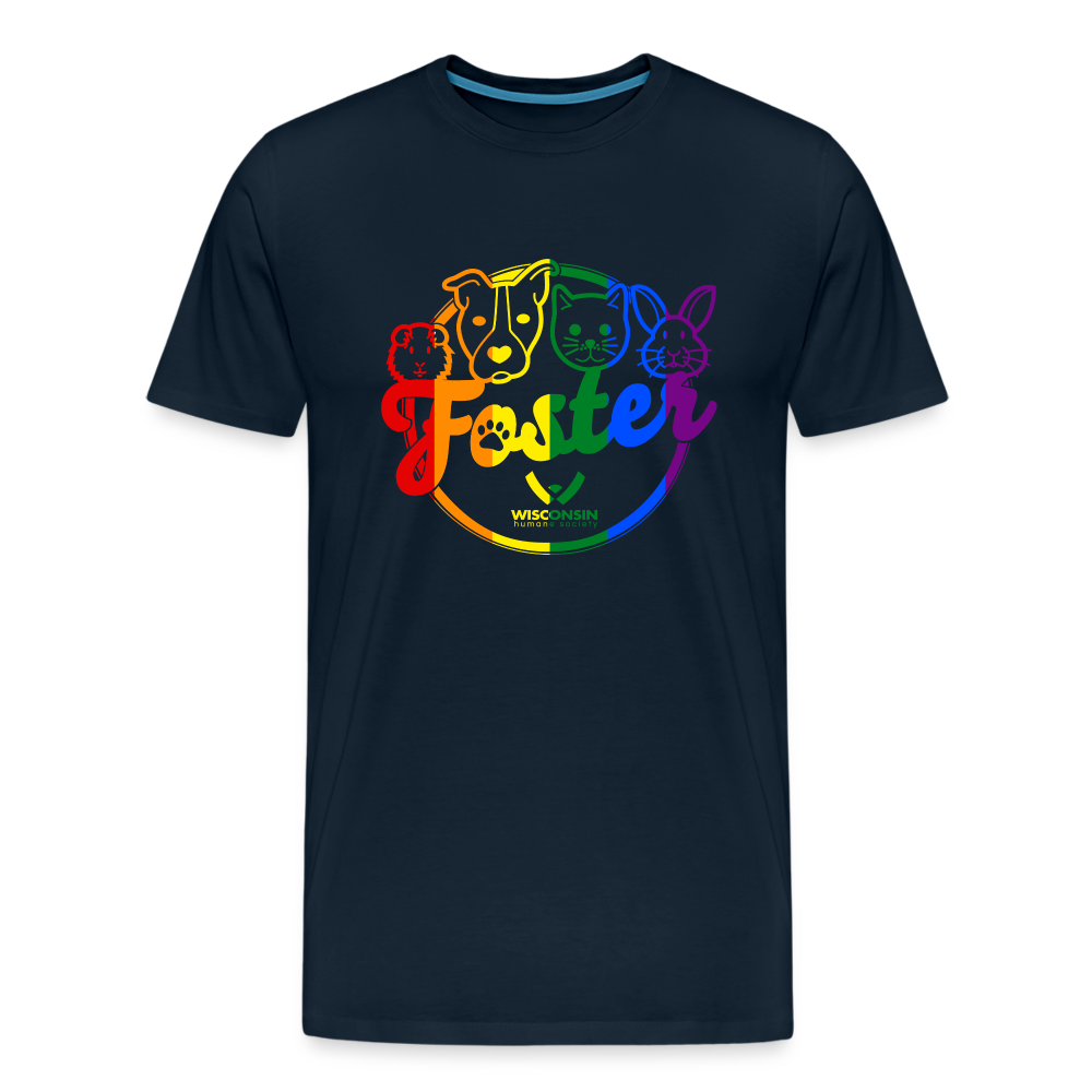 Foster Pride Premium Cotton T-Shirt for Men & Women - Comfortable Unisex Tee for Casual Wear, Fundraising Events & Awareness Campaigns