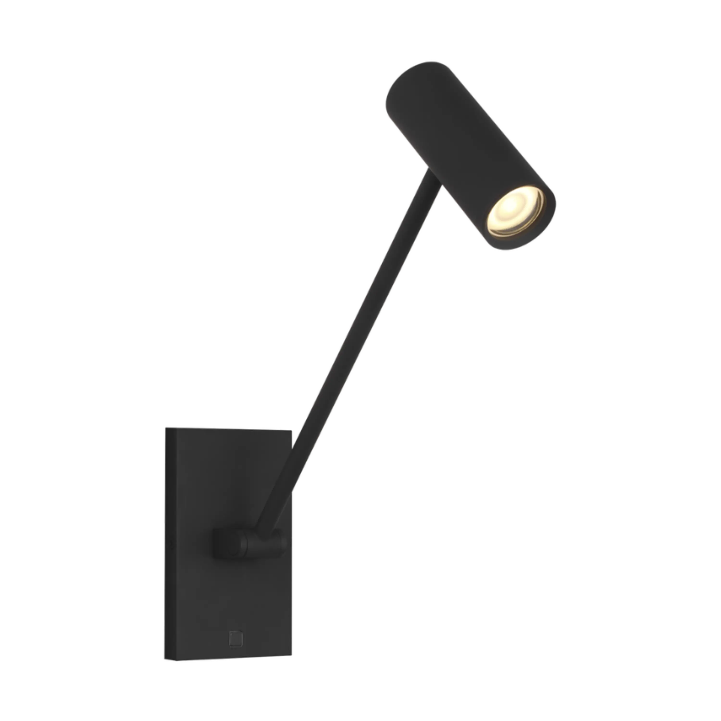 Ponte Small Task Sconce - Adjustable Wall Mounted Reading Light for Bedroom, Office & Study - Dimmable LED Desk Lamp with Flexible Gooseneck