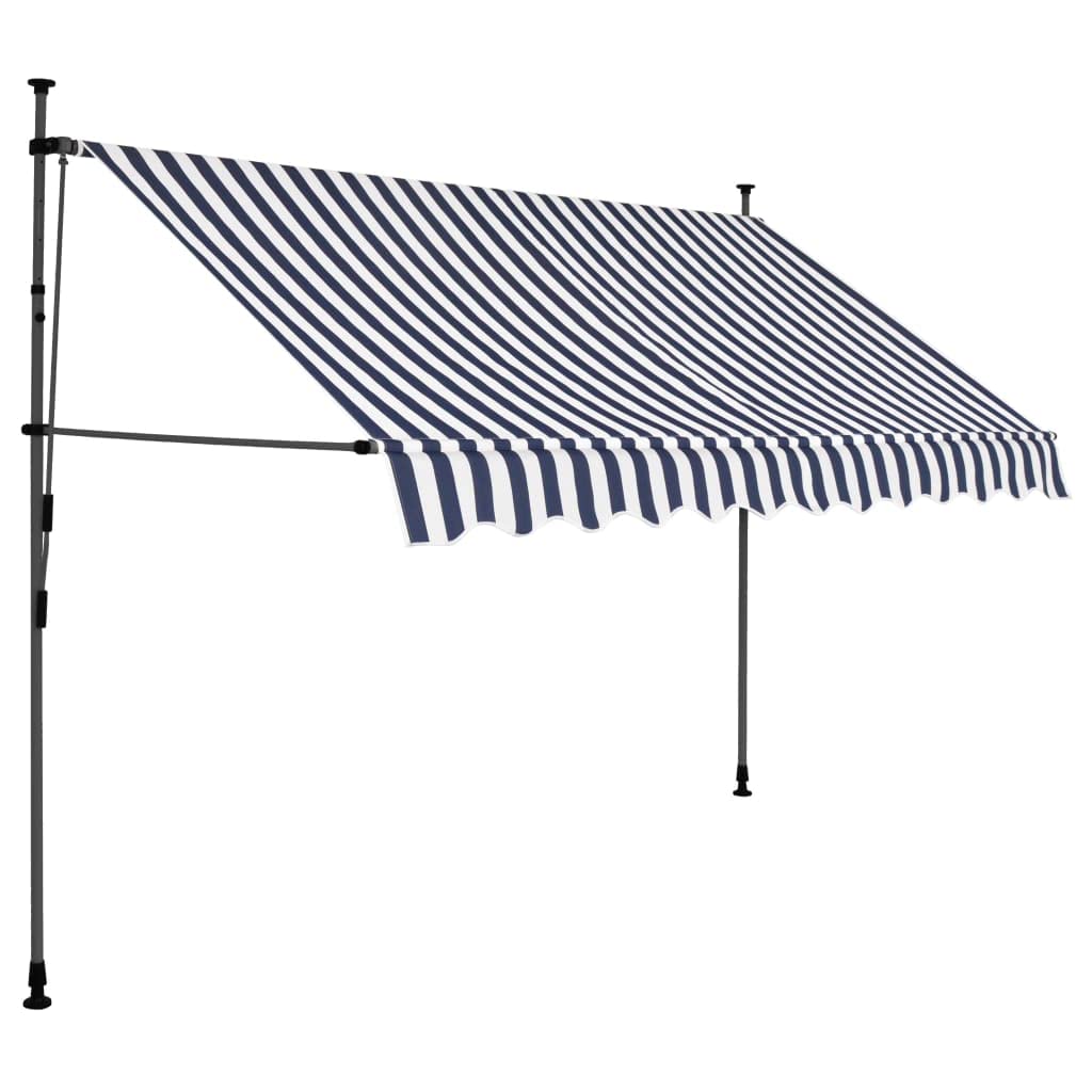 Manual Retractable Patio Door & Window Awning - 98.4