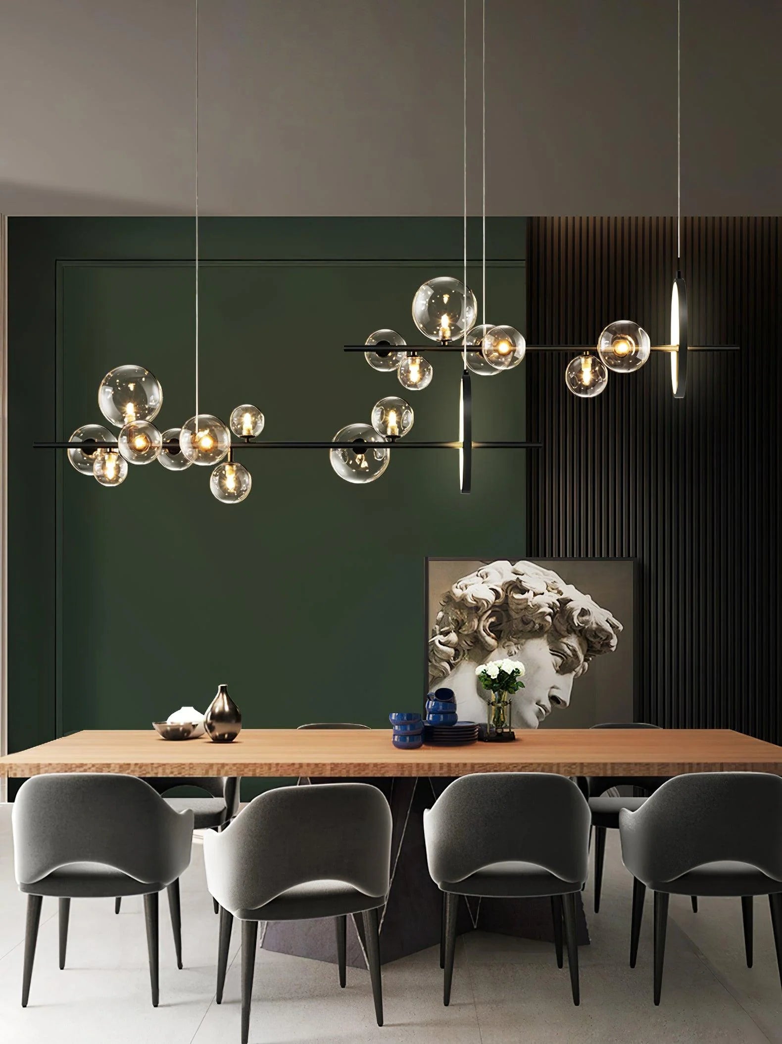 Elegant Mita Chandelier - Modern Crystal Ceiling Light Fixture for Dining Room, Living Room & Bedroom | Perfect for Home Decor, Wedding & Special Occasions