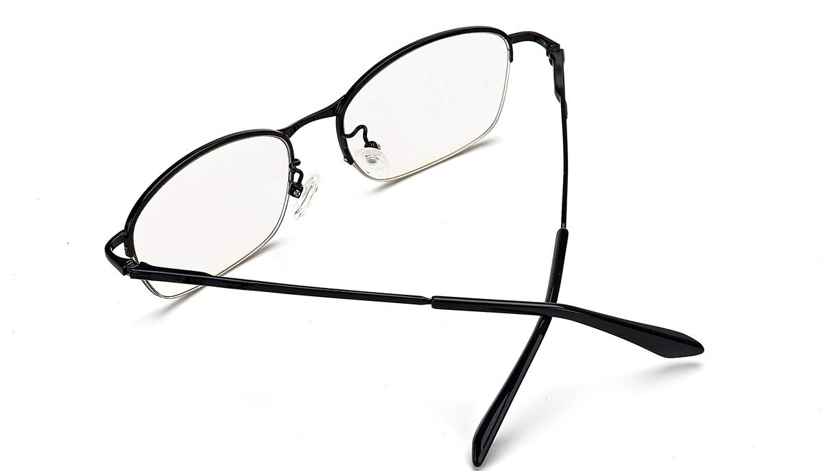 Progressive Multifocal Computer Reading Glasses - Blue Light Blocking Presbyopic Eyewear for Men | Reduce Eye Strain for Office Work & Screen Time