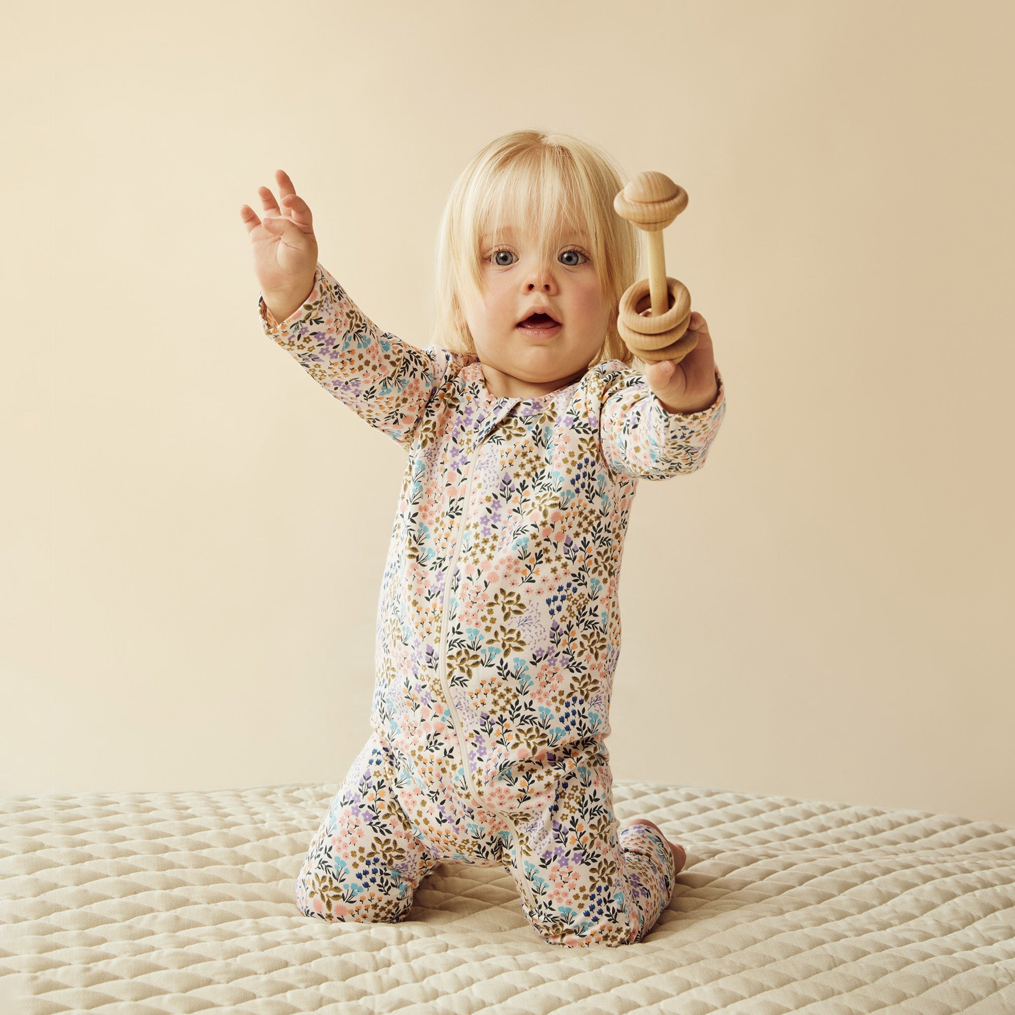Organic Baby Zipsuit with Feet - Soft & Breathable Cotton Pajamas for Newborns & Infants - Perfect for Sleepwear, Playtime & Everyday Comfort