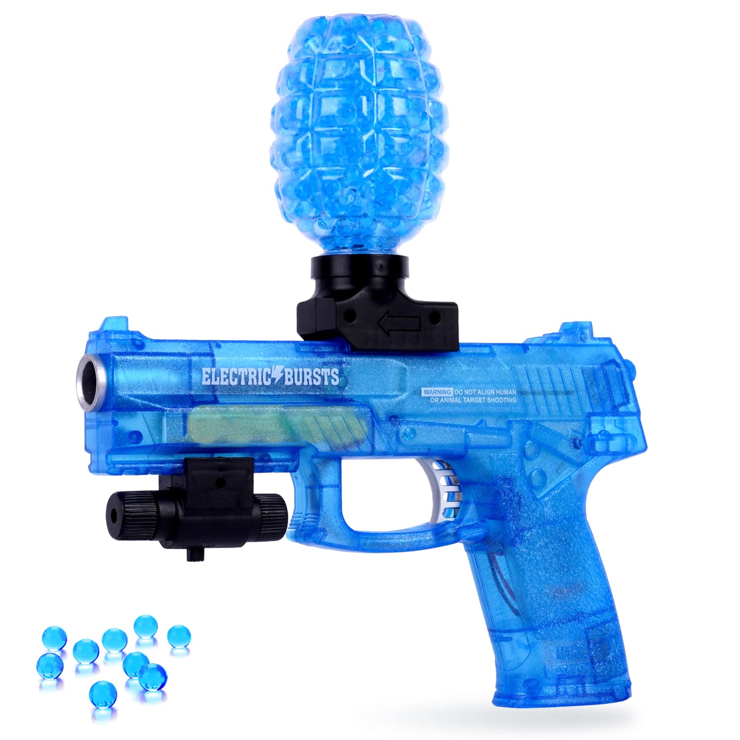 VDD Splatter Gel Ball Blaster Pistol MK23 Automatic - 10000 Eco-Friendly Gel Balls Included - Perfect for Backyard Battles, Outdoor Games & Team Activities for Kids, Adults, Boys & Girls - Great for Birthday Parties, Camping & Summer Fun