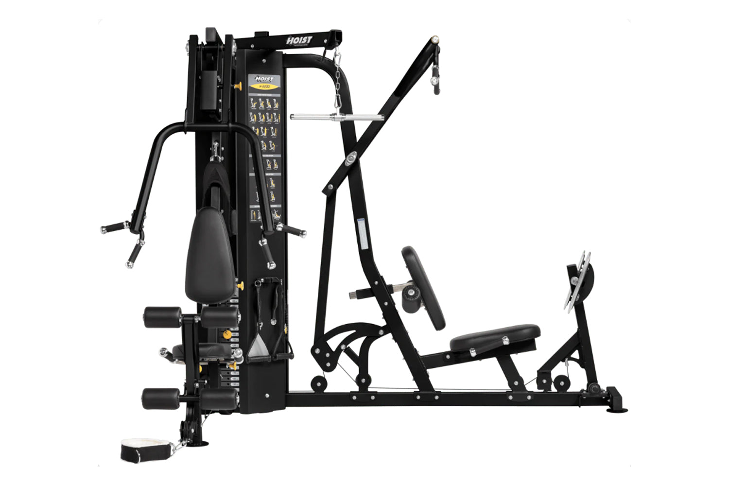 Hoist H2200 Multi-Stack Home Gym System (2 Stack) - Full Body Workout Equipment for Strength Training & Fitness at Home
