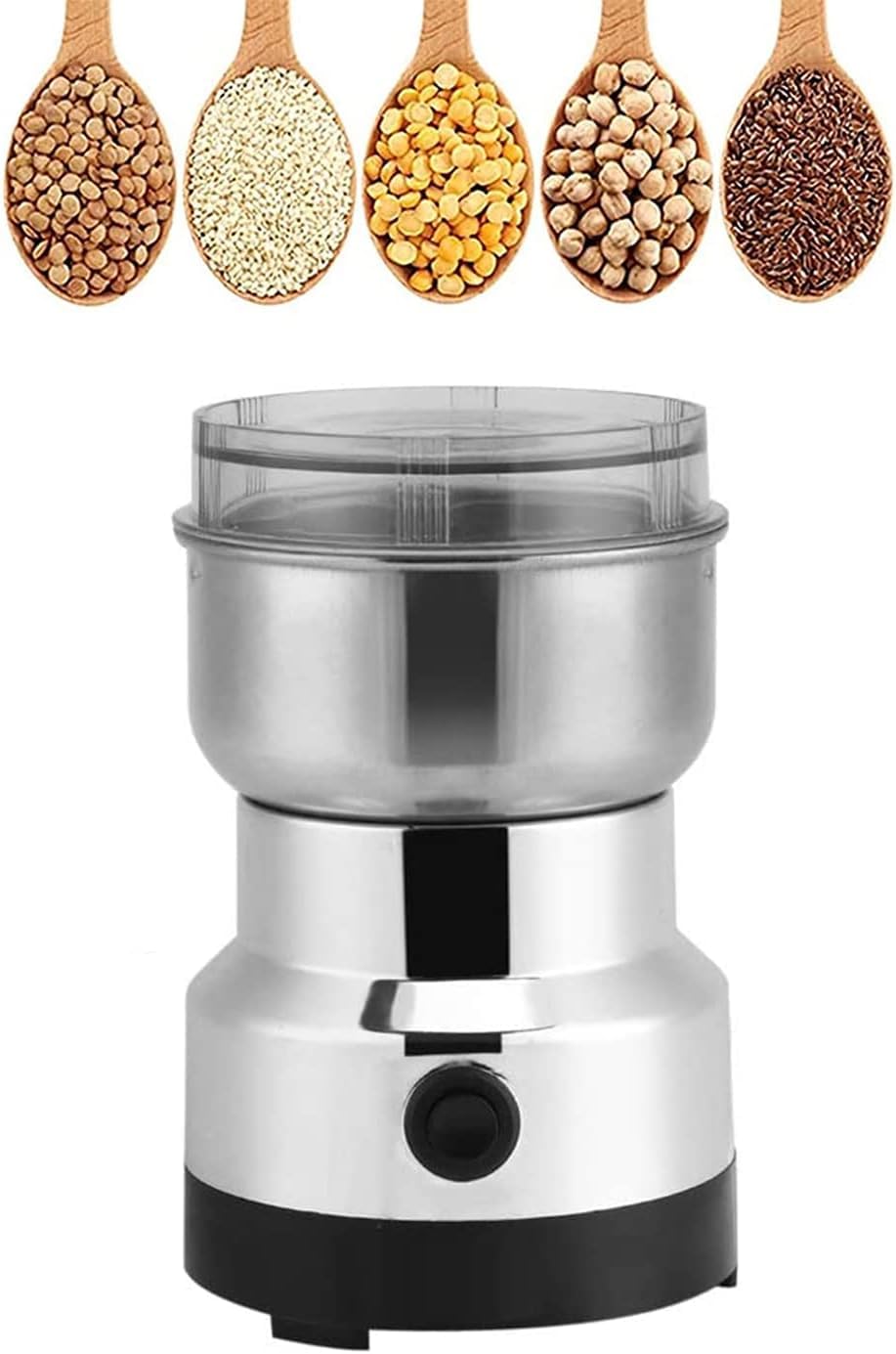 150W Electric Coffee Grinder for Beans & Spices - Compact & Powerful Espresso Grinder for Home & Kitchen Use
