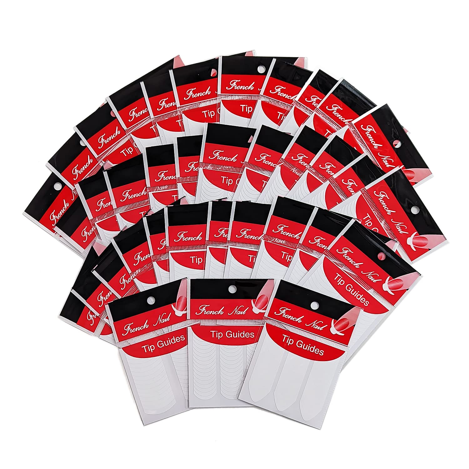 Gogoonly 1368pcs French Nail Art Stickers - DIY Manicure Decoration for Home & Salon