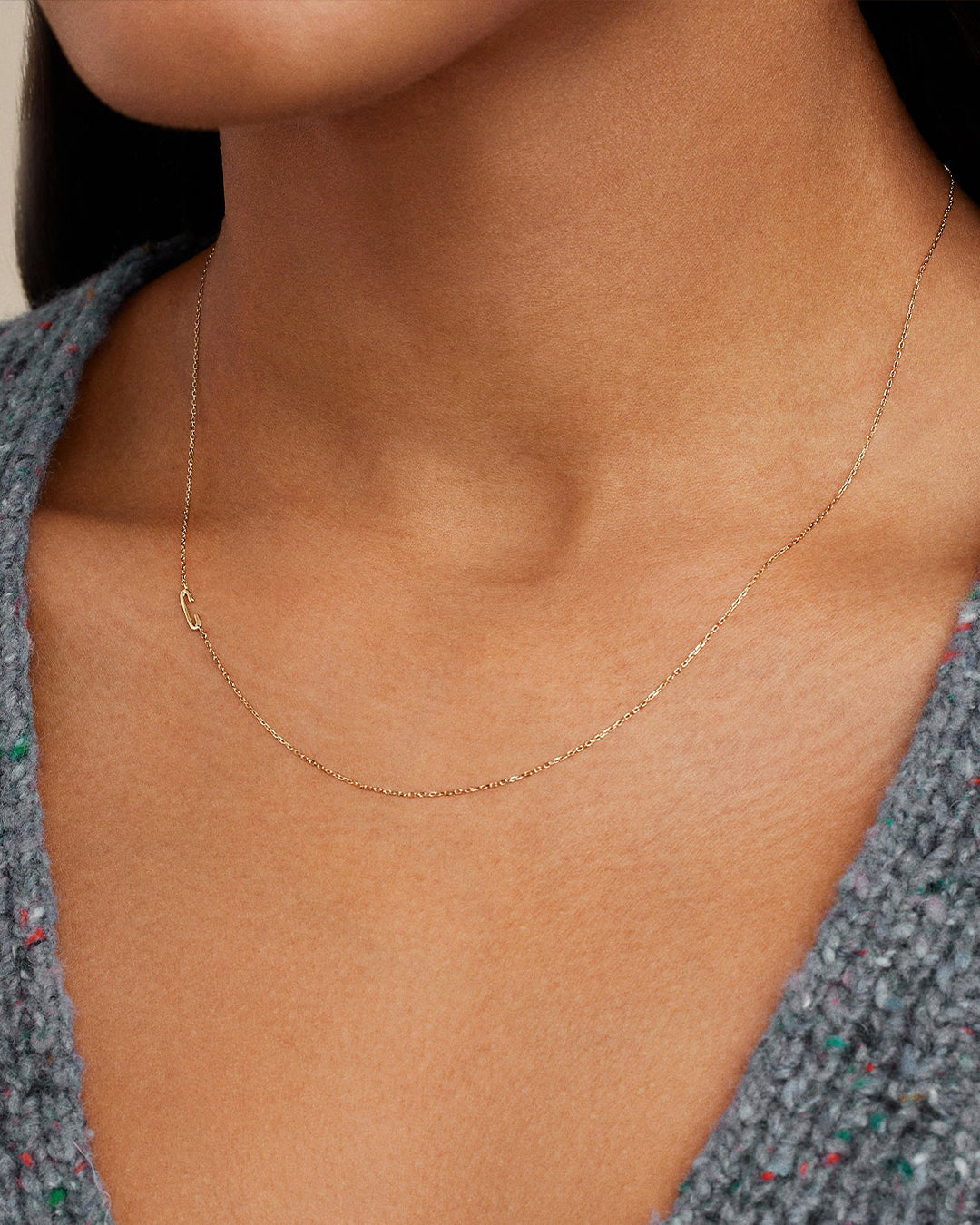 14K Gold Alphabet Necklace - Personalized Initial Pendant Jewelry for Women - Perfect for Gifts, Birthdays & Everyday Elegance