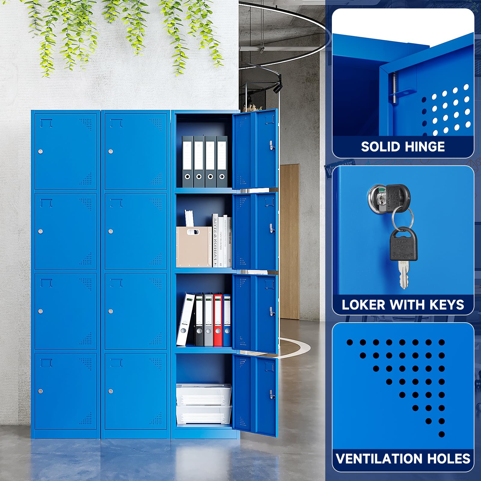 Yizosh 4-Door Metal Locker - 71