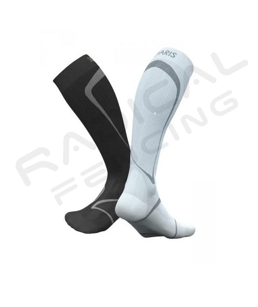 Sigvaris 412 Athletic Performance Sports Fencing Socks - Breathable Compression Socks for Fencers & Athletes - Ideal for Fencing Competitions & Training Sessions