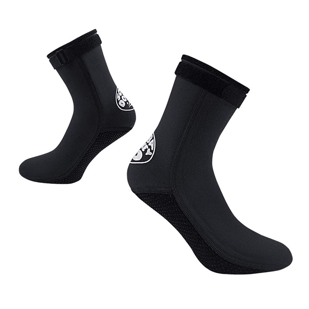 Clobeau Neoprene Diving Socks - Non-Slip Water Booties for Snorkeling, Beach & Water Sports | Warm & Comfortable for Swimming, Surfing & Outdoor Activities