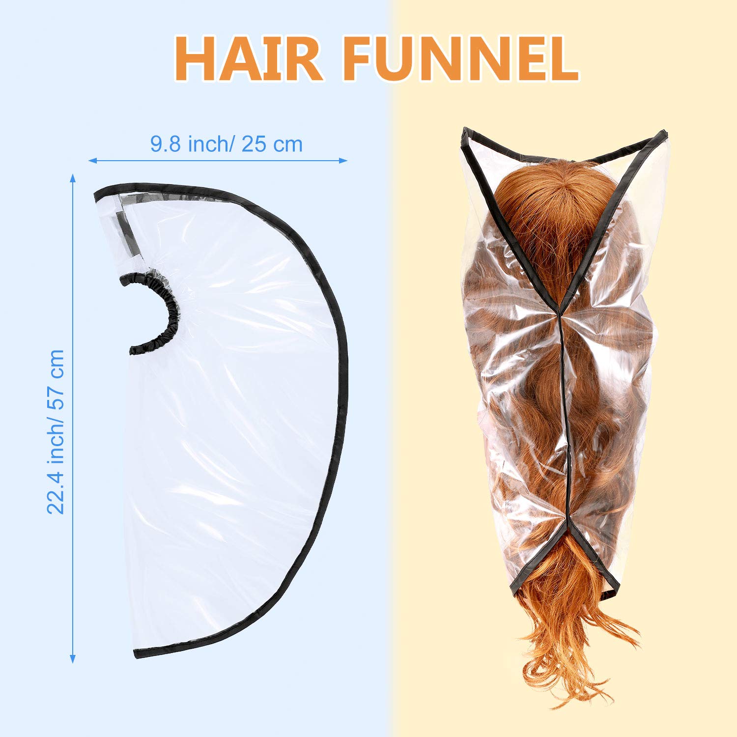 Blulu 3-Piece Hair Washing Funnel Set - Shampoo Rinse Tool for Upright Hair Washing, Elderly Care & Salon Use - Perfect for Home, Nursing Homes, and Hair Stylists