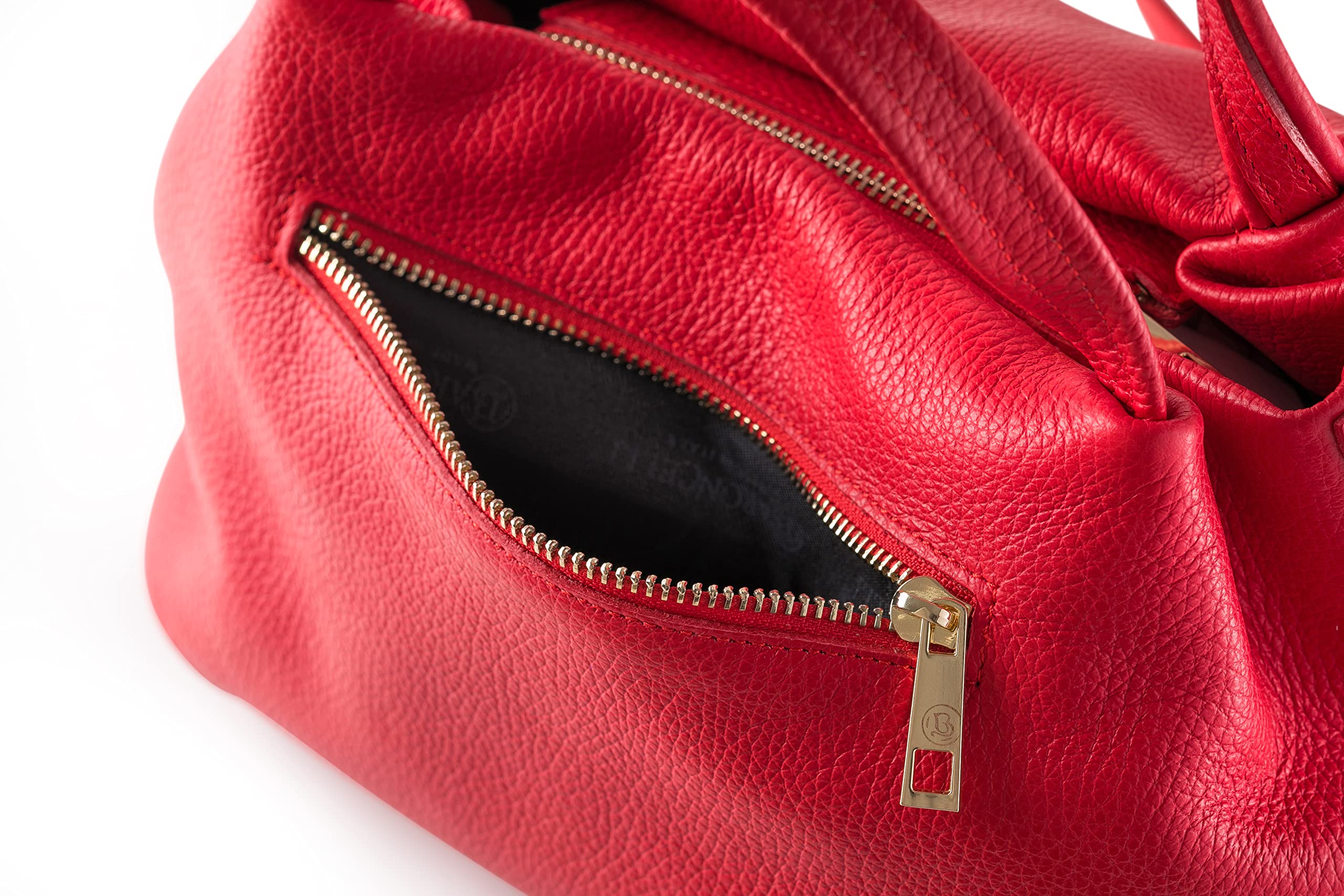 Baroncelli Genuine Italian Leather Purse for Women - Soft Medium Shoulder Crossbody Bag Handmade in Italy | Perfect for Work, Travel & Everyday Use