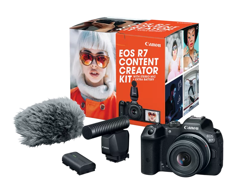 Canon EOS R7 Mirrorless Camera with RF-S 18-150mm Lens | 32.5MP APS-C Sensor | 4K Video | Dual Pixel AF | Perfect for Vlogging, Travel & Content Creation